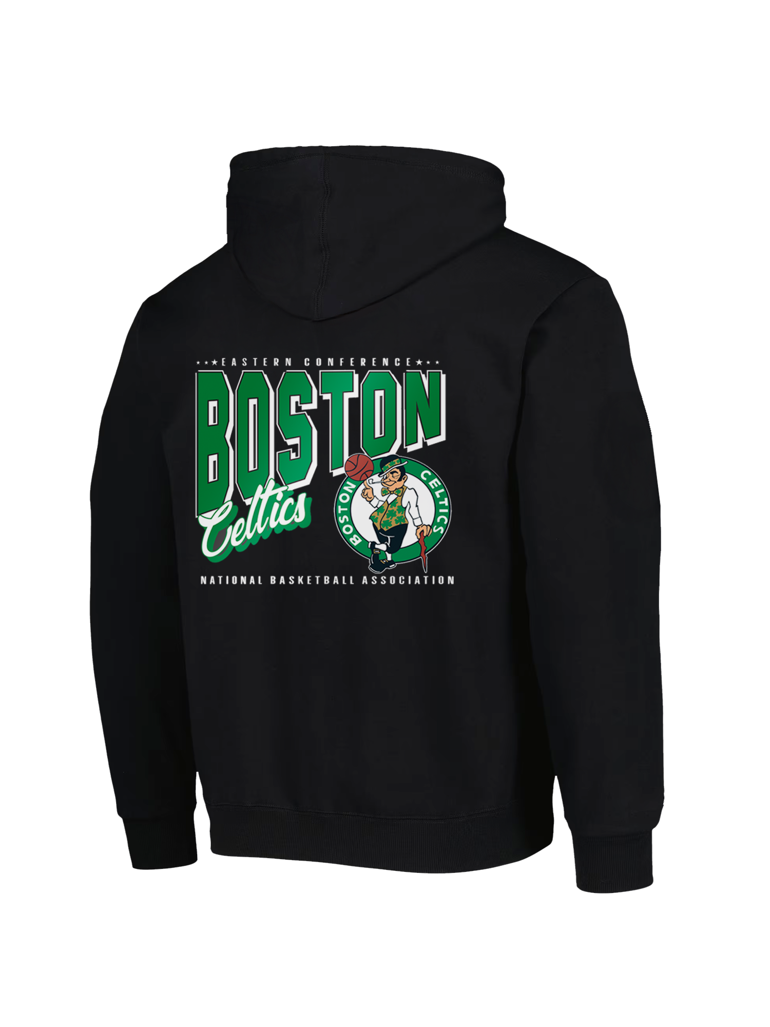 Boston Celtics NBA Essentials Clarkdale Vintage Hoodie Jumper - Black