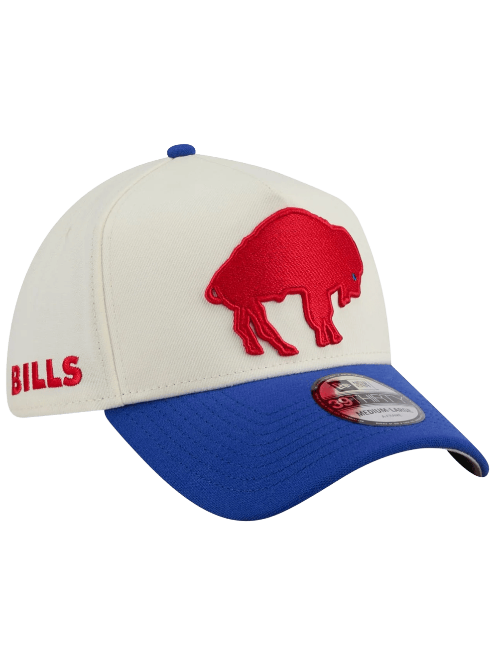 Buffalo Bills New Era NFL Historic 39THIRTY A-Frame Stretch-Fit Hat - Chrome