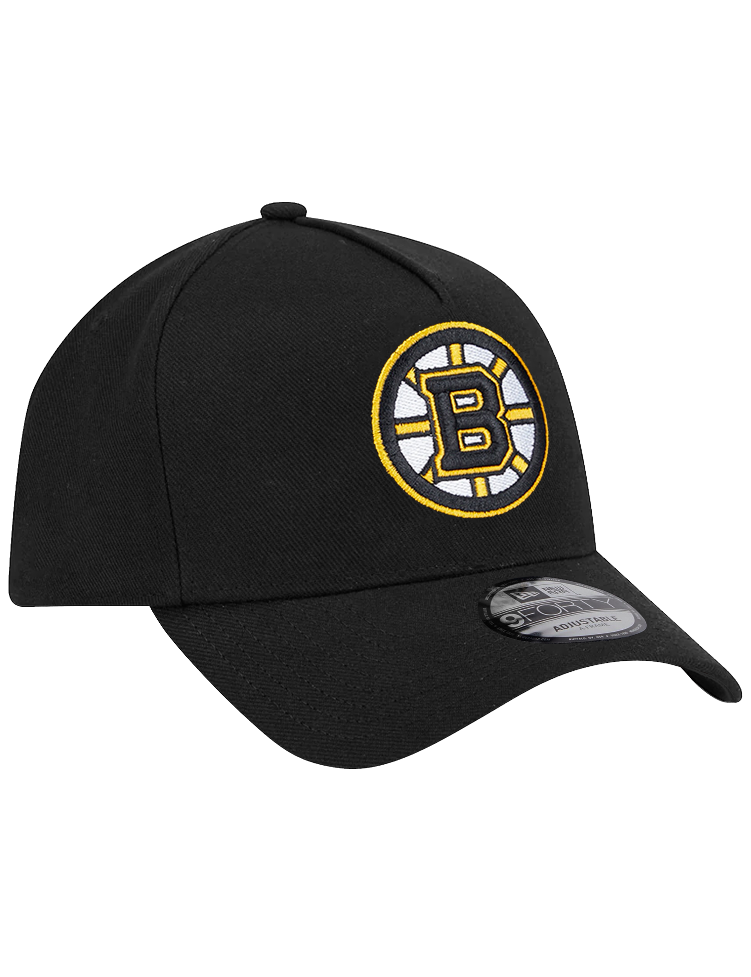 Boston Bruins New Era NHL Team 9FORTY A-Frame Snapback Hat - Black