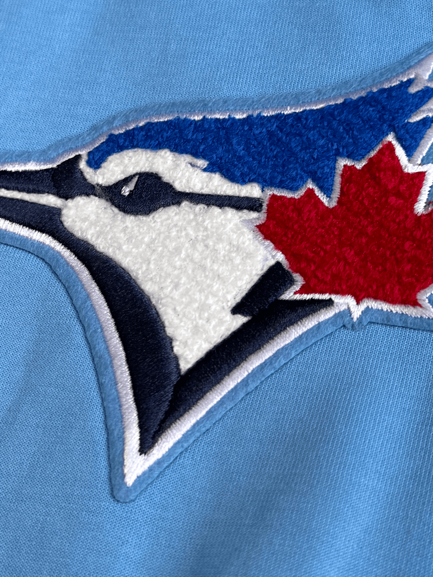 Toronto Blue Jays Pro Standard MLB Team Chenille Hoodie Jumper  - Light Blue