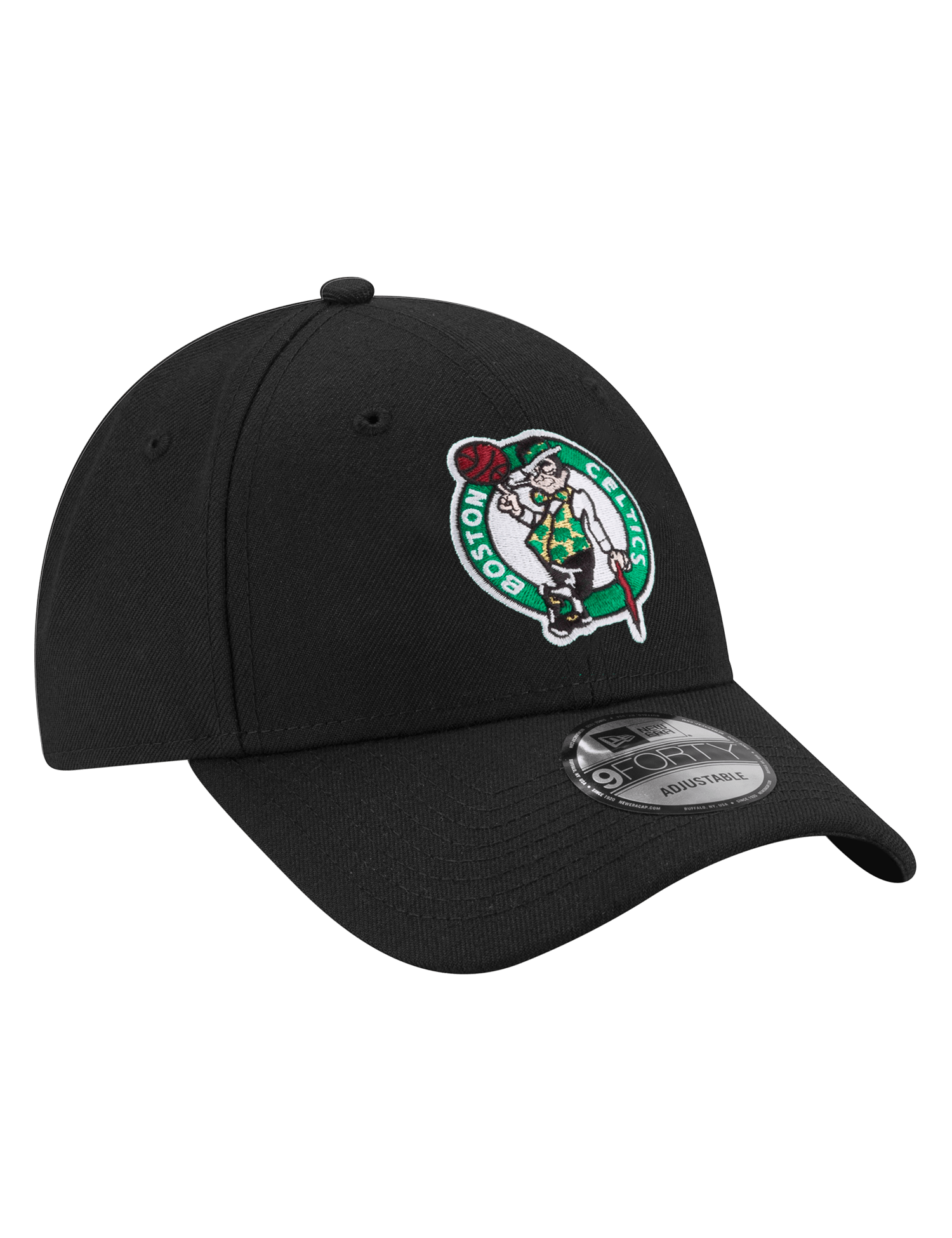 Youths Boston Celtics New Era NBA Team 9FORTY Hat - Black