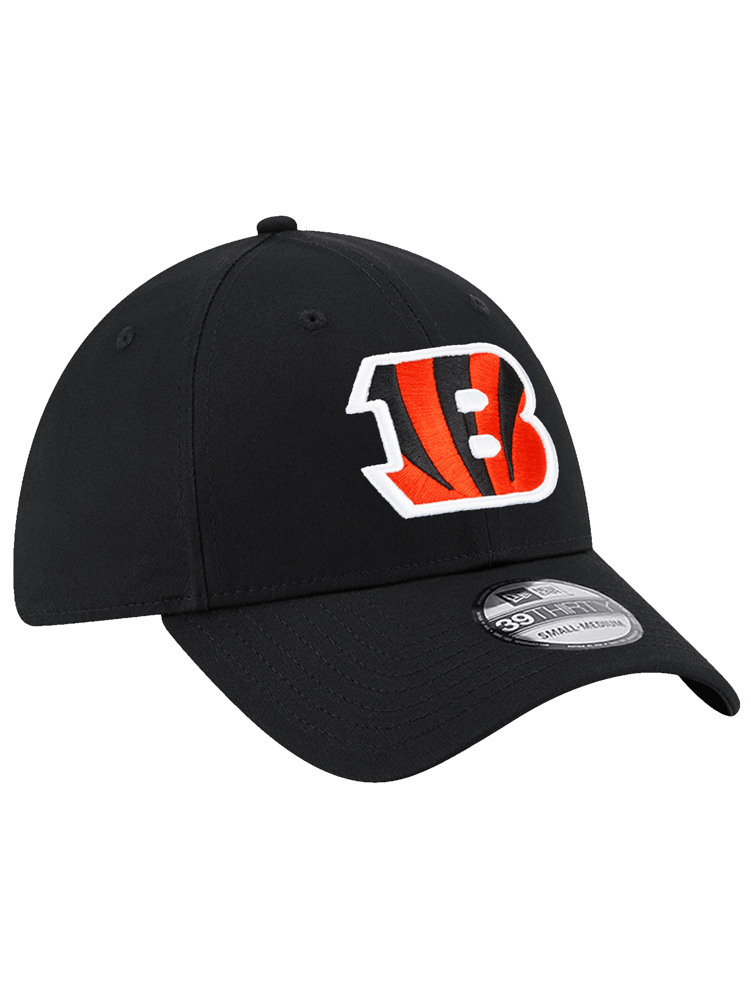 Cincinnati Bengals New Era NFL Team 39THIRTY Stretch-Fit Hat - Black