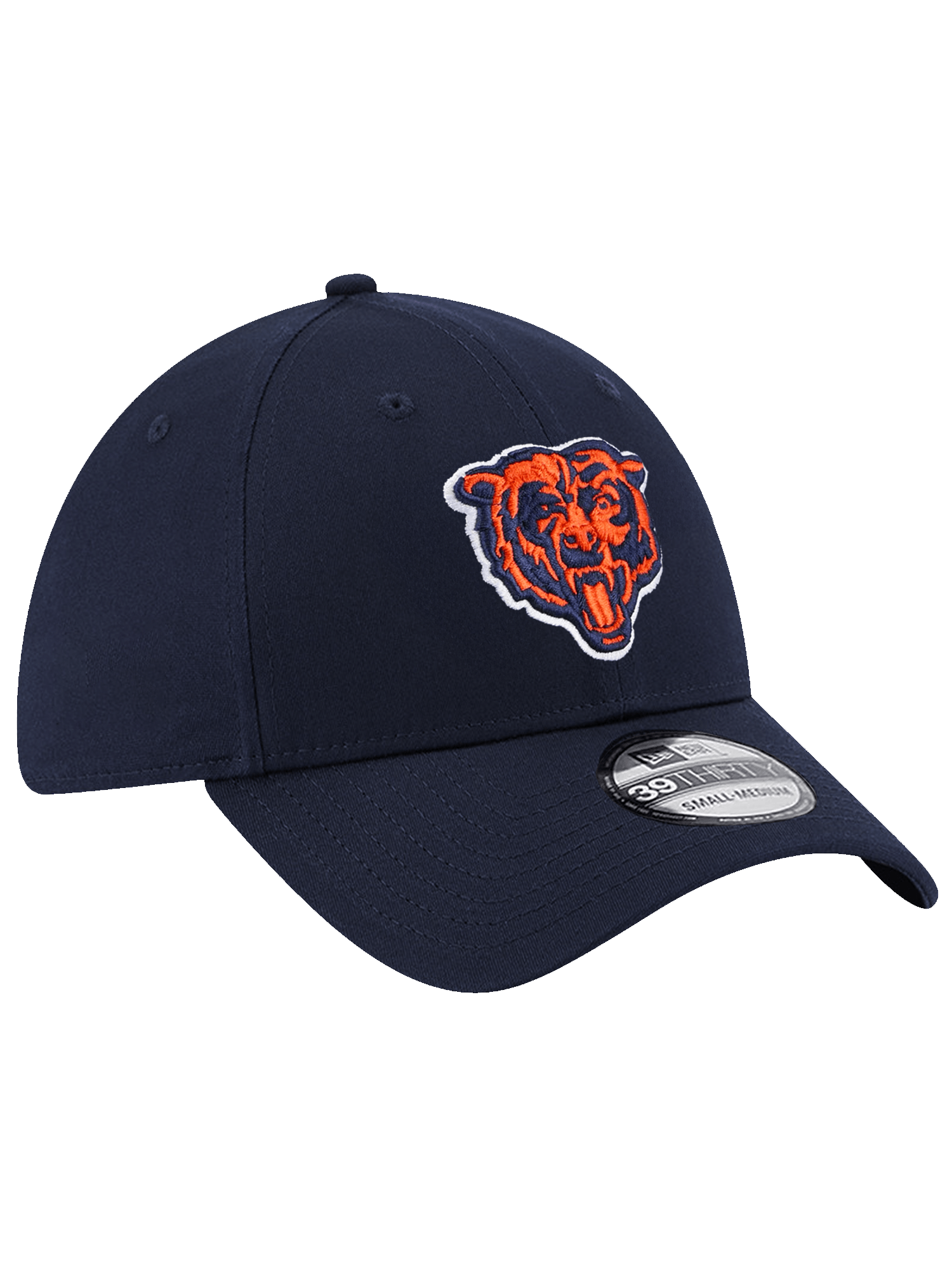 Chicago Bears New Era NFL Team 39THIRTY Stretch-Fit Hat - Navy