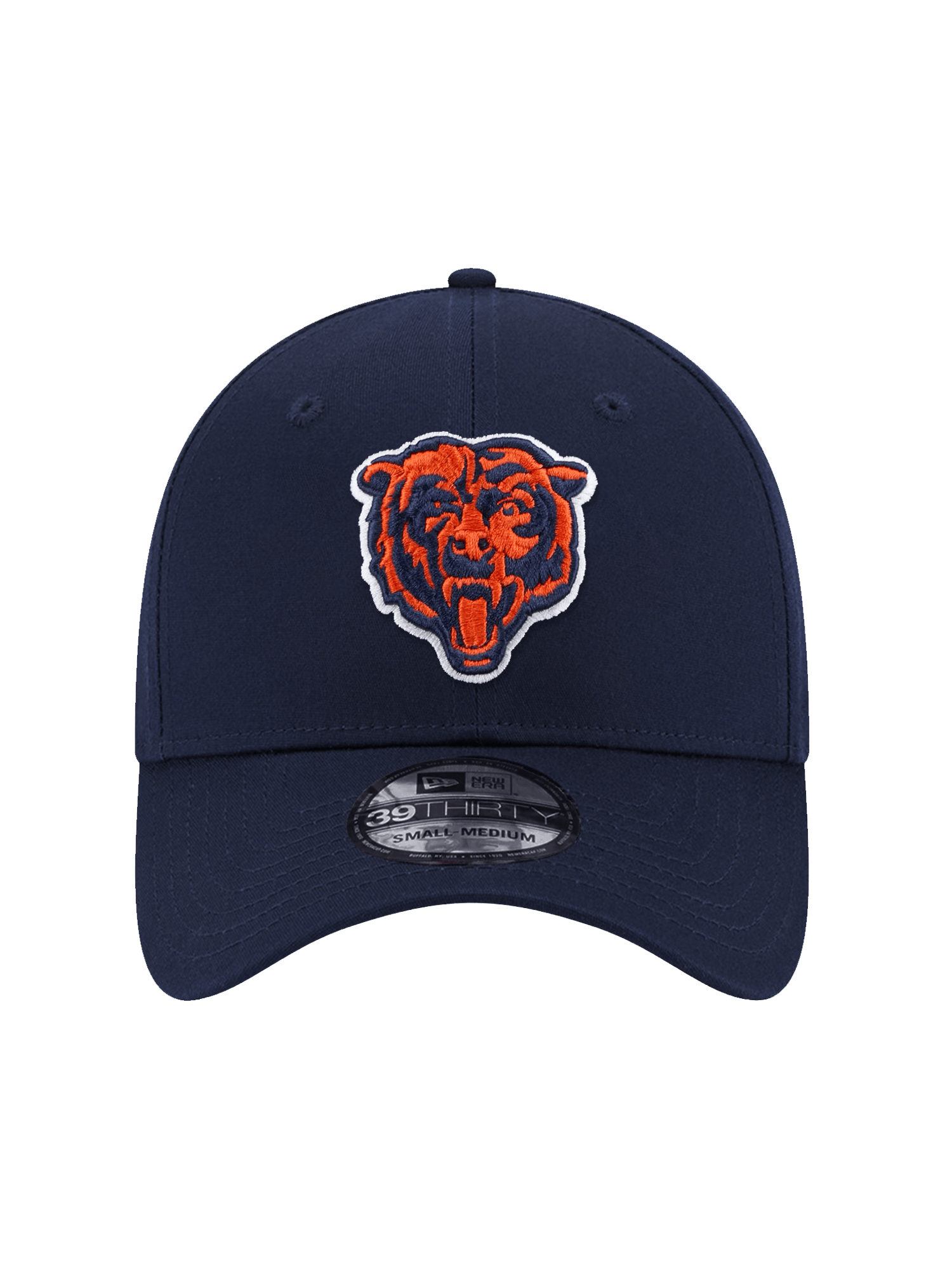 Chicago Bears New Era NFL Team 39THIRTY Stretch-Fit Hat - Navy