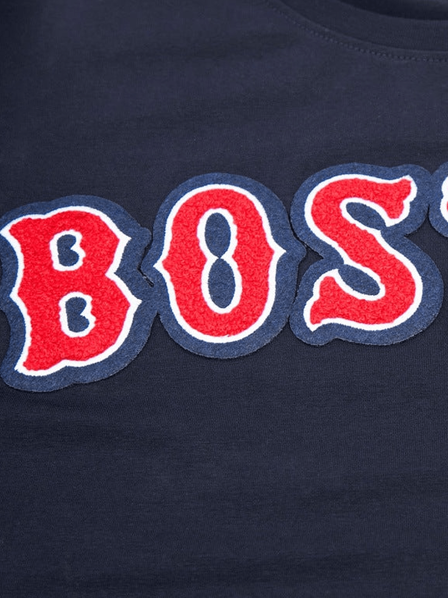 Boston Red Sox Pro Standard MLB Team Chenille Flex T-Shirt - Navy