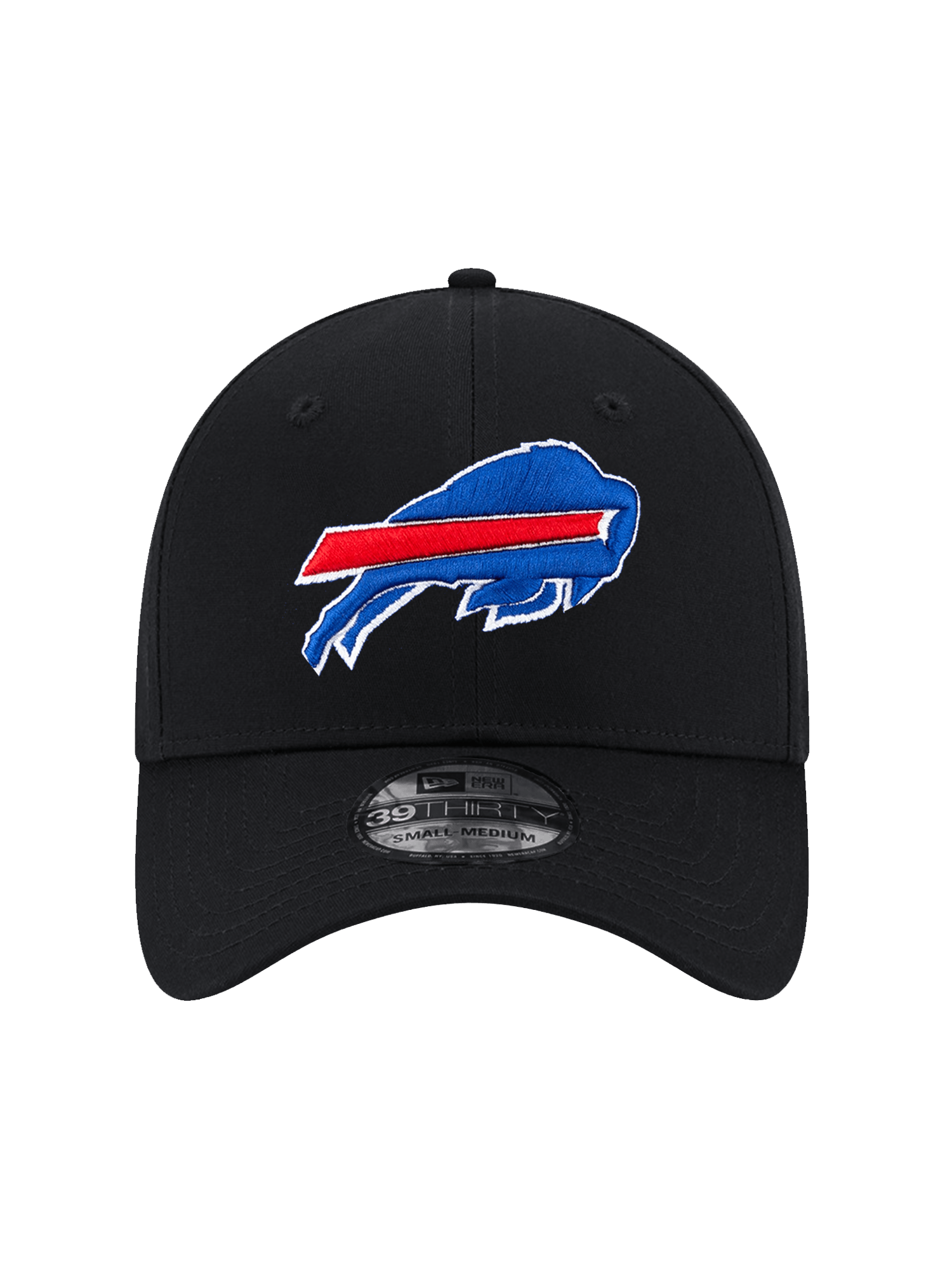Buffalo Bills New Era NFL Team 39THIRTY Stretch-Fit Hat - Black