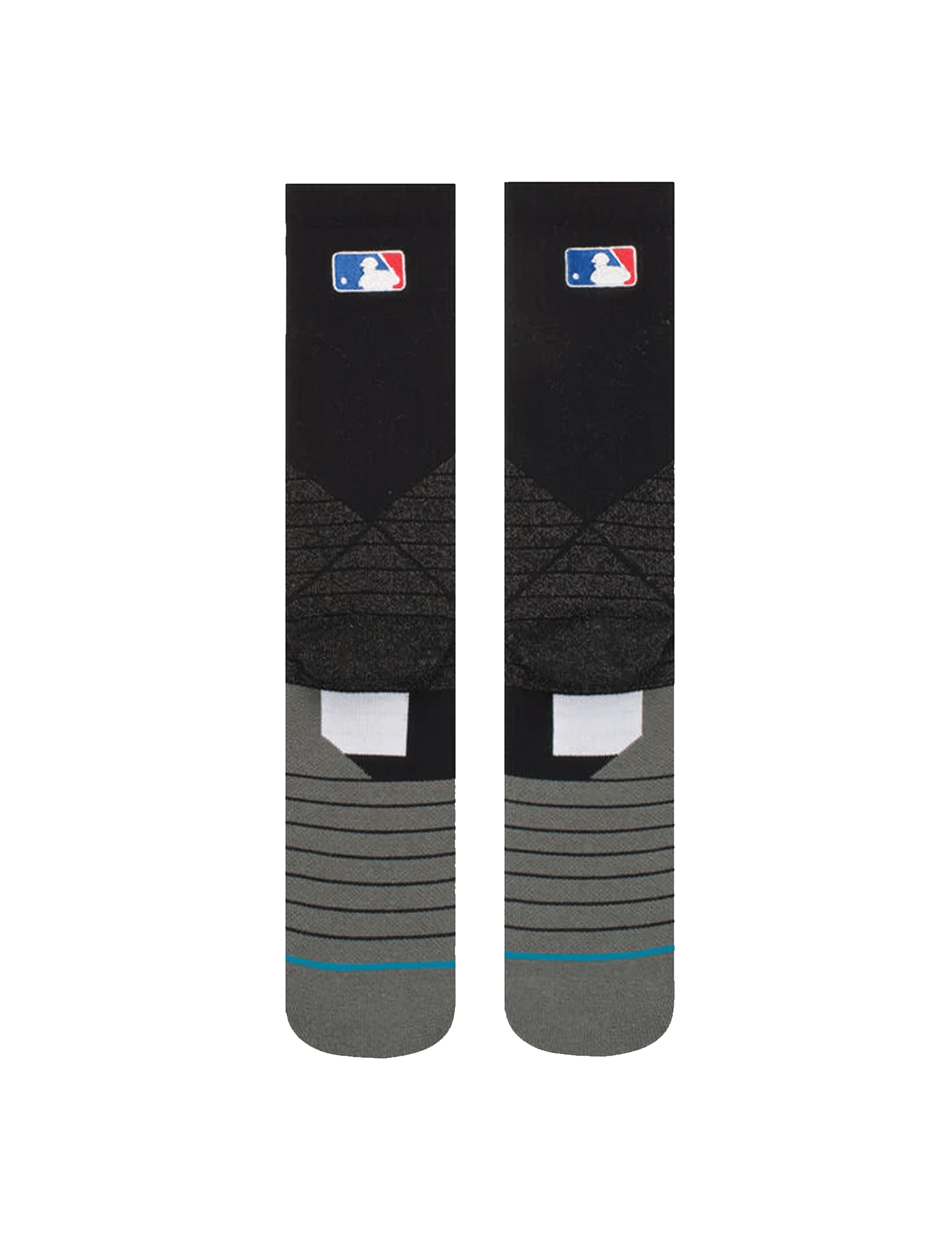 Stance MLB On-Field Diamond Pro Batterman Crew Socks - Black