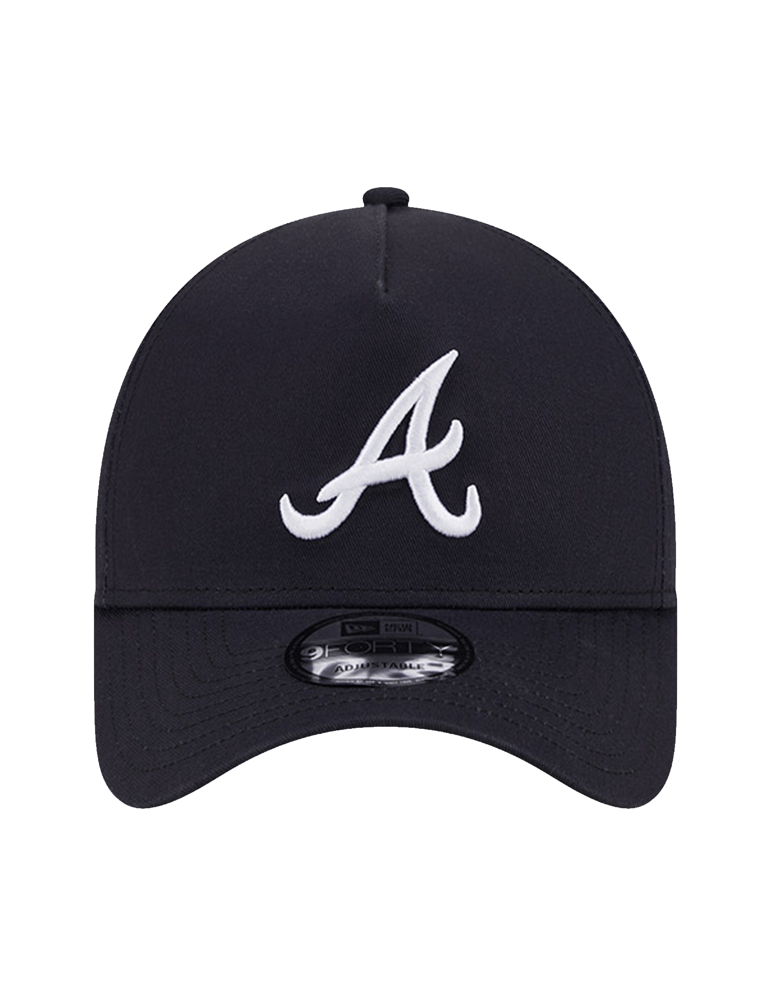 Atlanta Braves New Era MLB Team 9FORTY A-Frame Snapback Hat - Navy