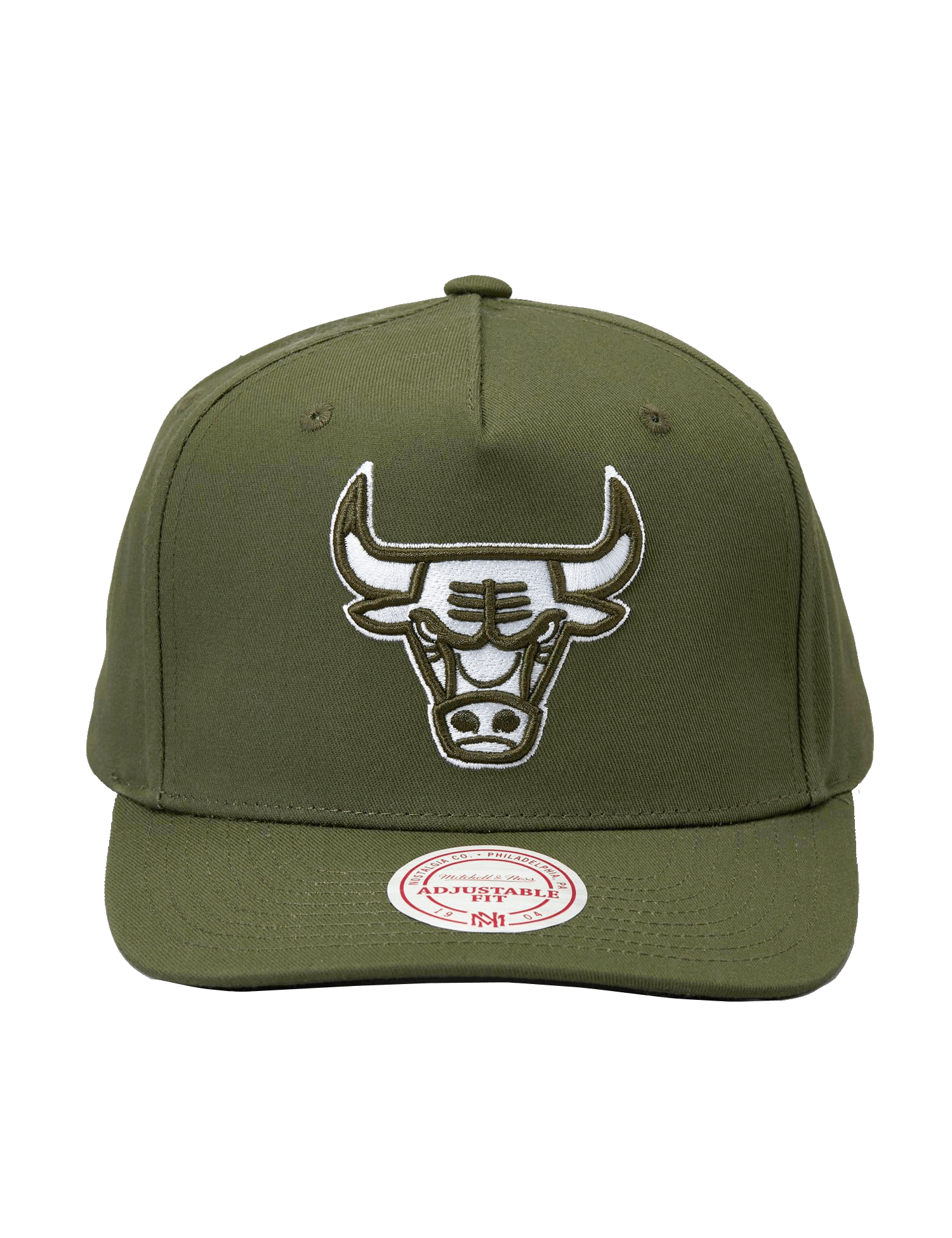 Chicago Bulls Mitchell & Ness NBA Tonal MVP Snapback Hat - Olive