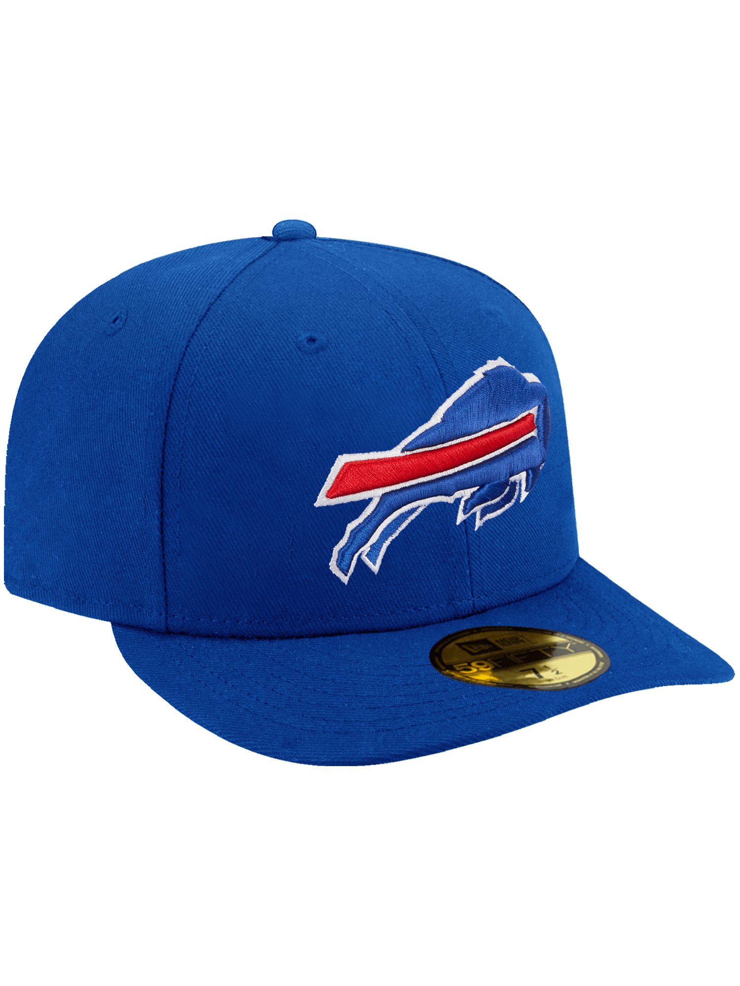 Buffalo Bills New Era NFL Team Pre-Curved 59FIFTY Fitted Hat - Blue