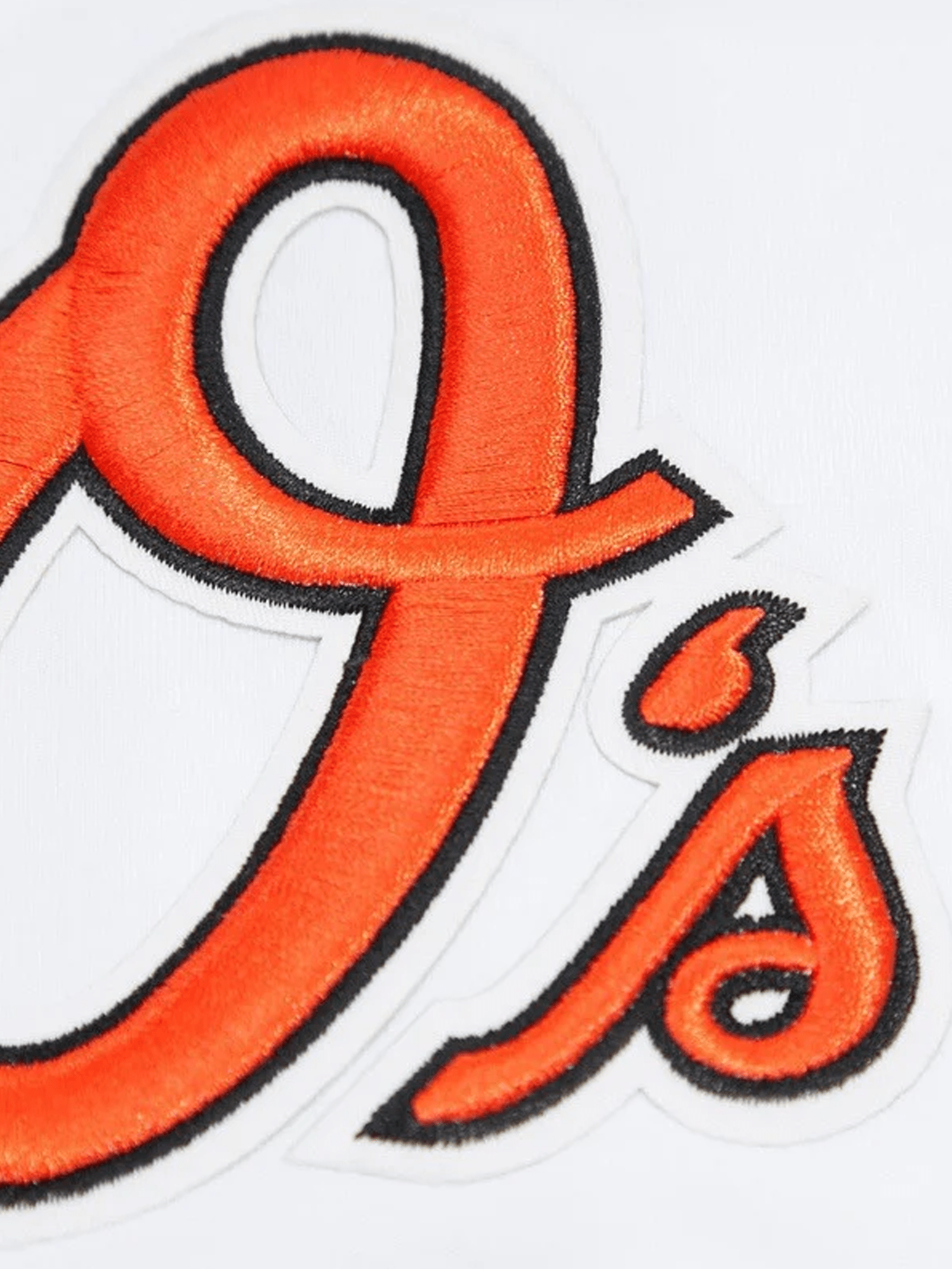 Baltimore Orioles Pro Standard MLB Team Chenille Flex T-Shirt - White