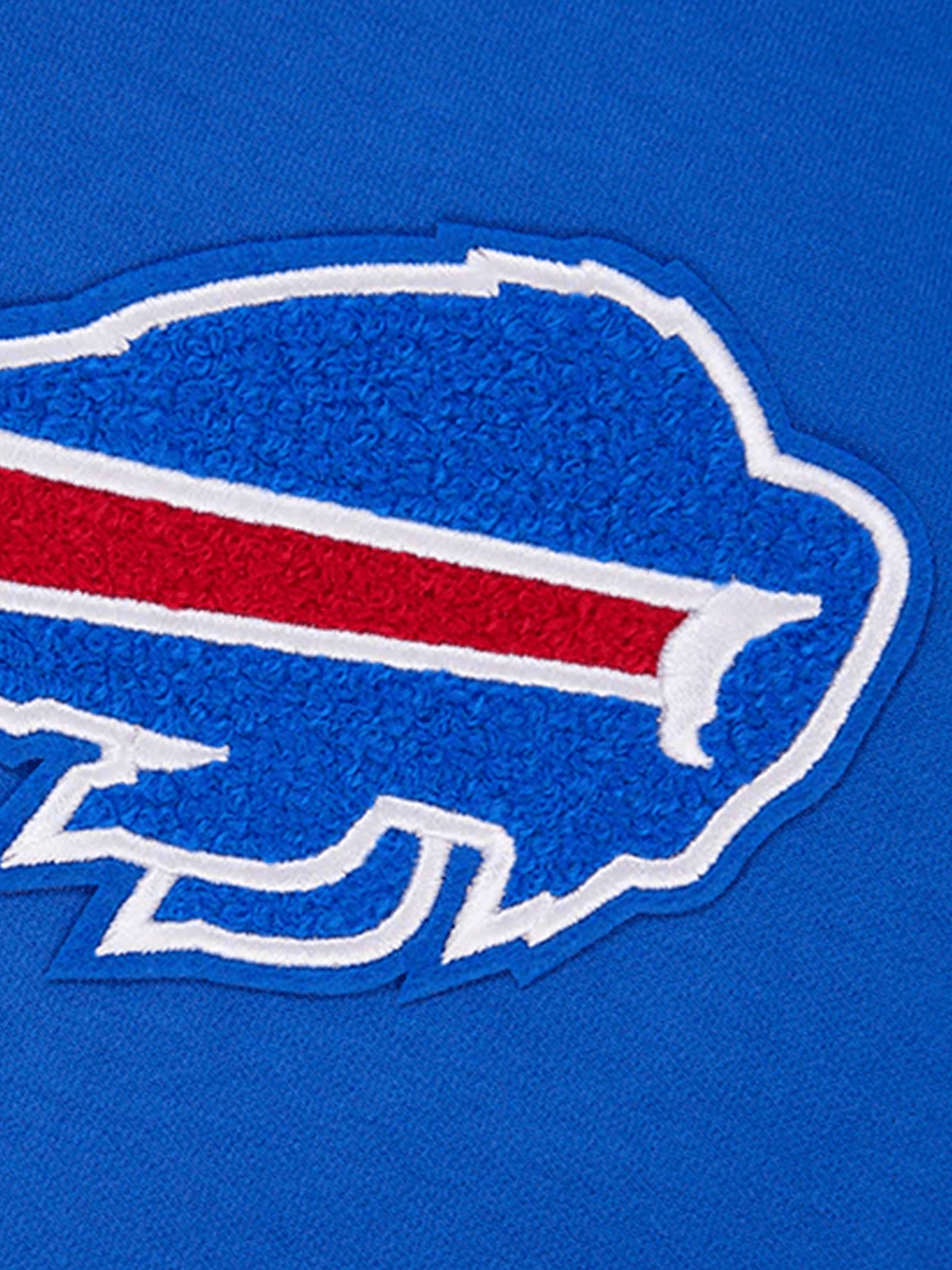 Buffalo Bills Pro Standard NFL Team Chenille Hoodie Jumper - Blue