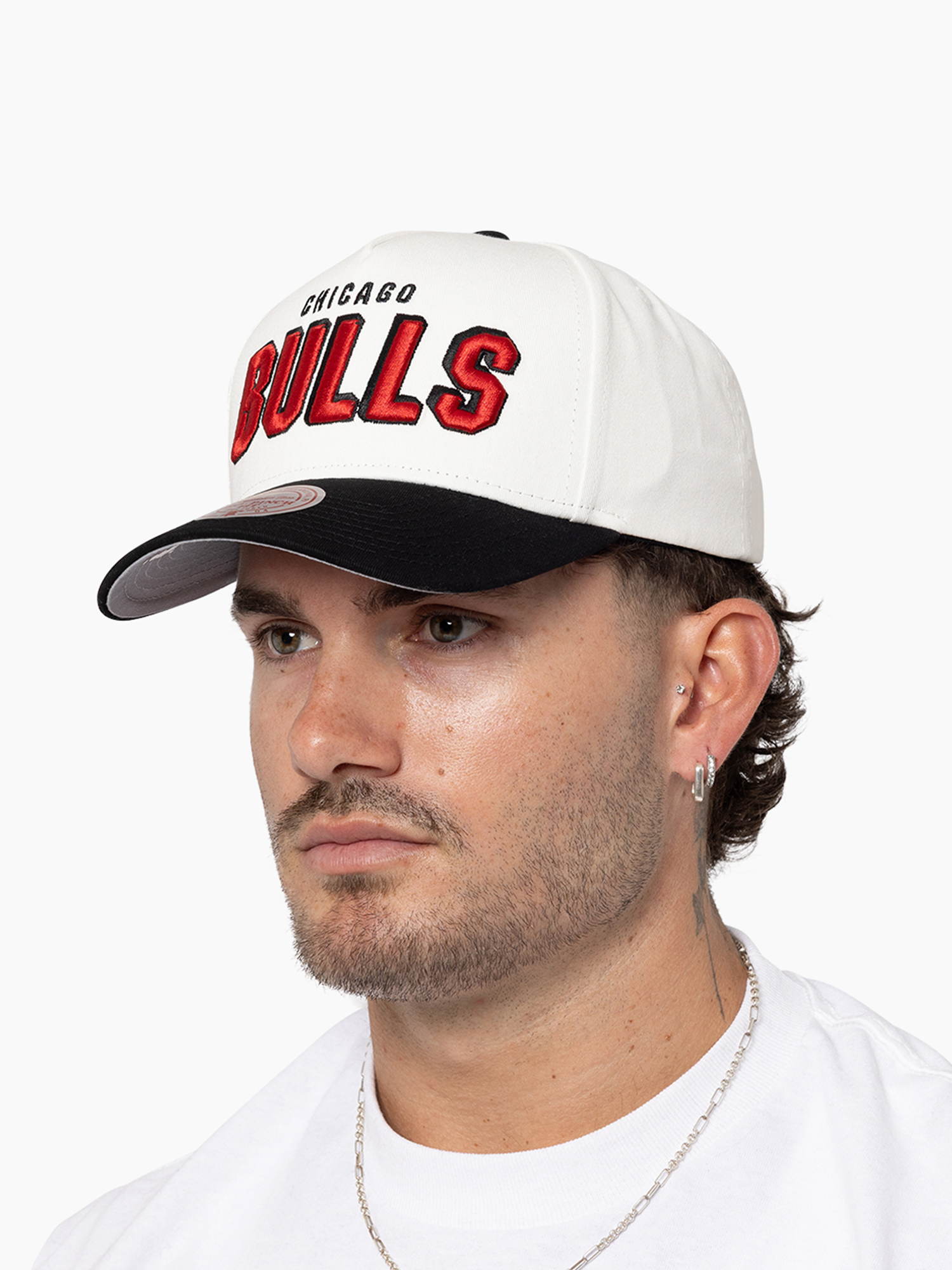 Chicago Bulls Mitchell & Ness NBA HWC Draft Day Pro Pinch Snapback Hat