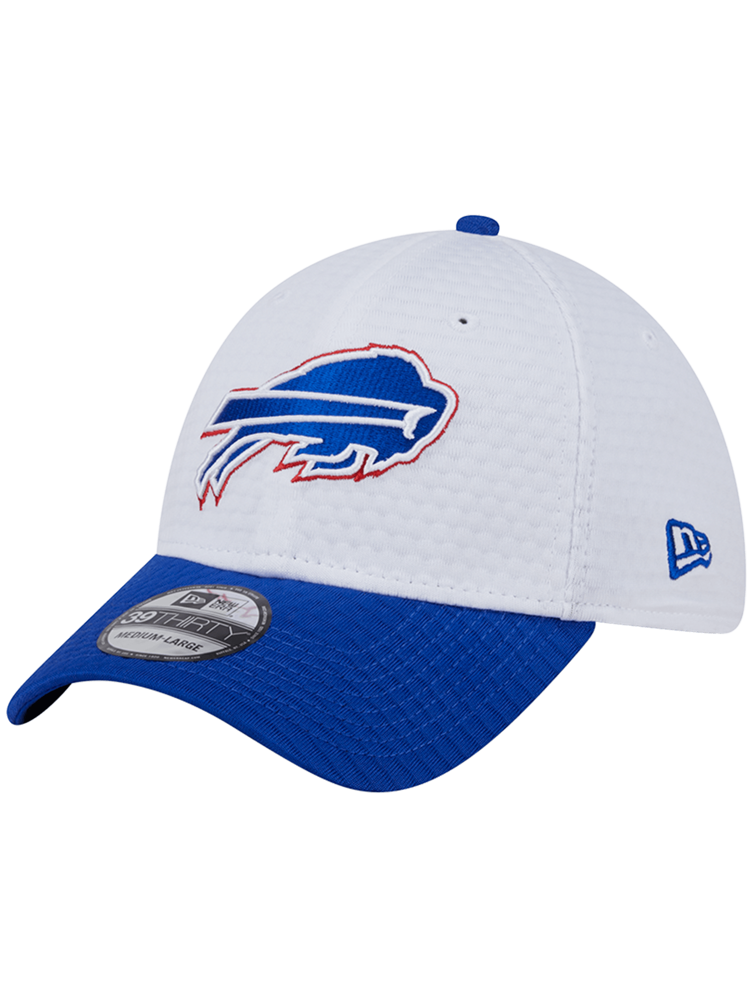 Buffalo Bills New Era NFL 24 Training 39THIRTY Stretch-Fit Hat - White