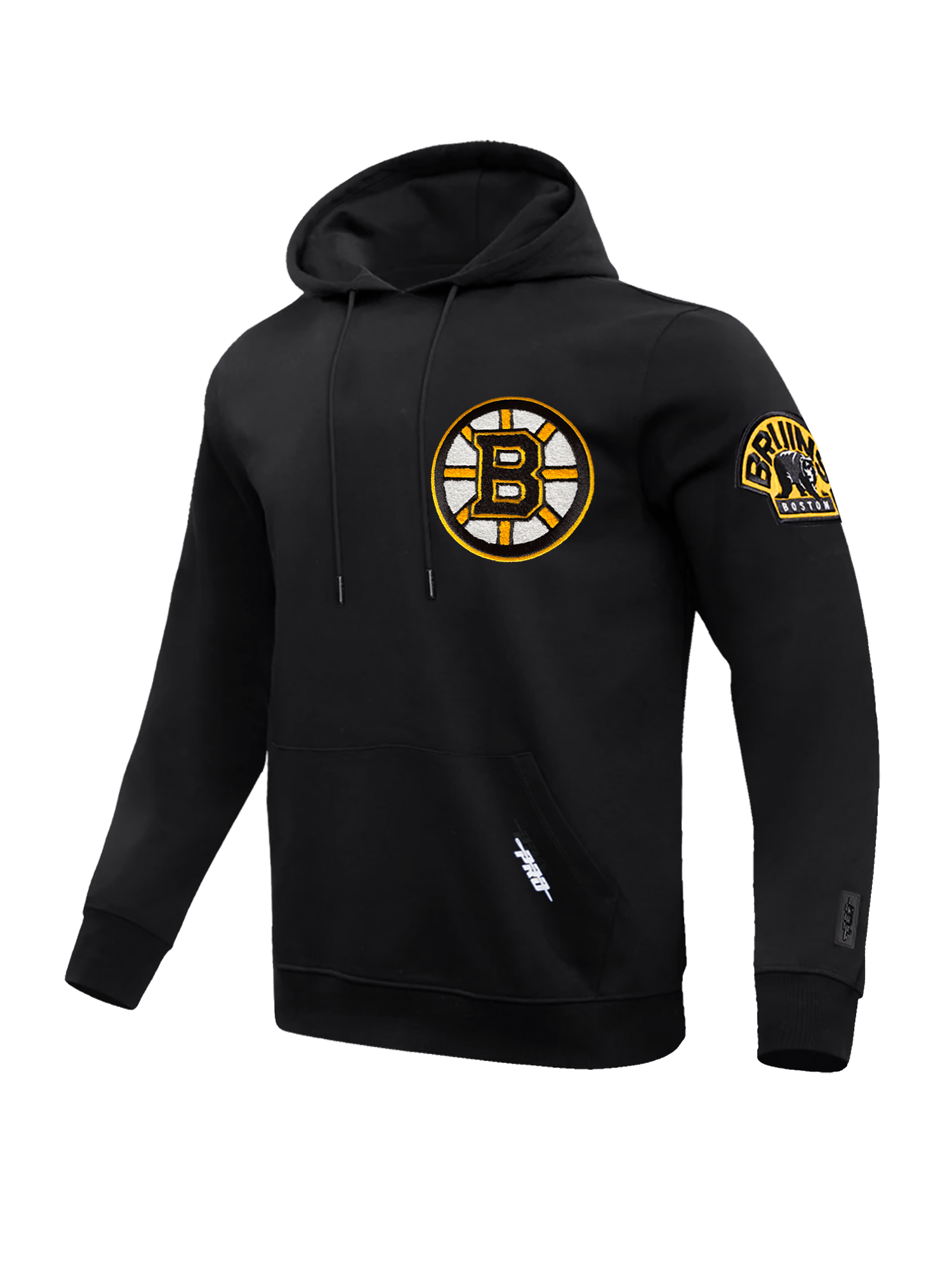 Boston Bruins Pro Standard NHL Team Chenille Hoodie Jumper - Black
