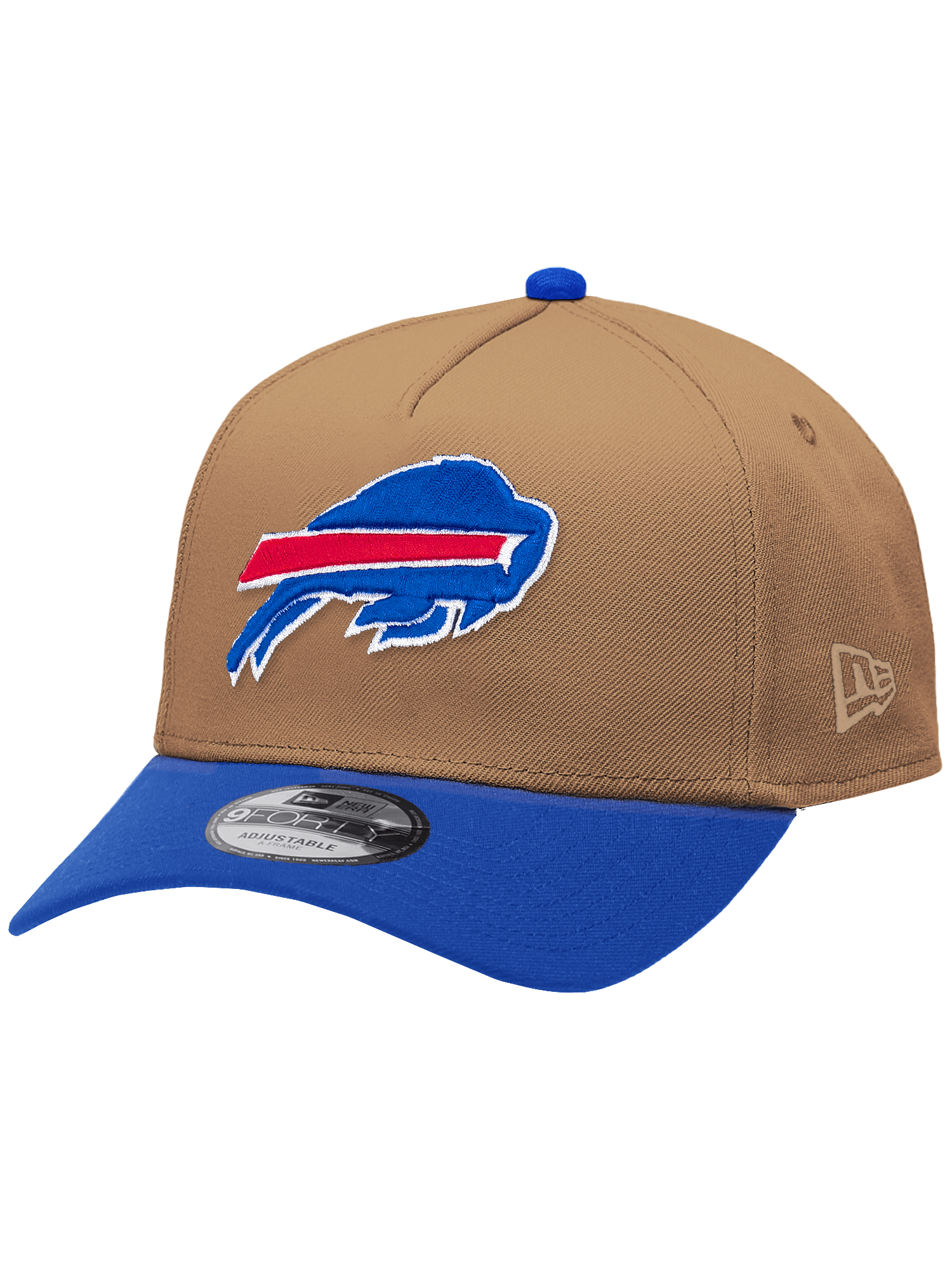 Buffalo Bills New Era NFL Team 2T 9FORTY A-Frame Snapback Hat - Khaki