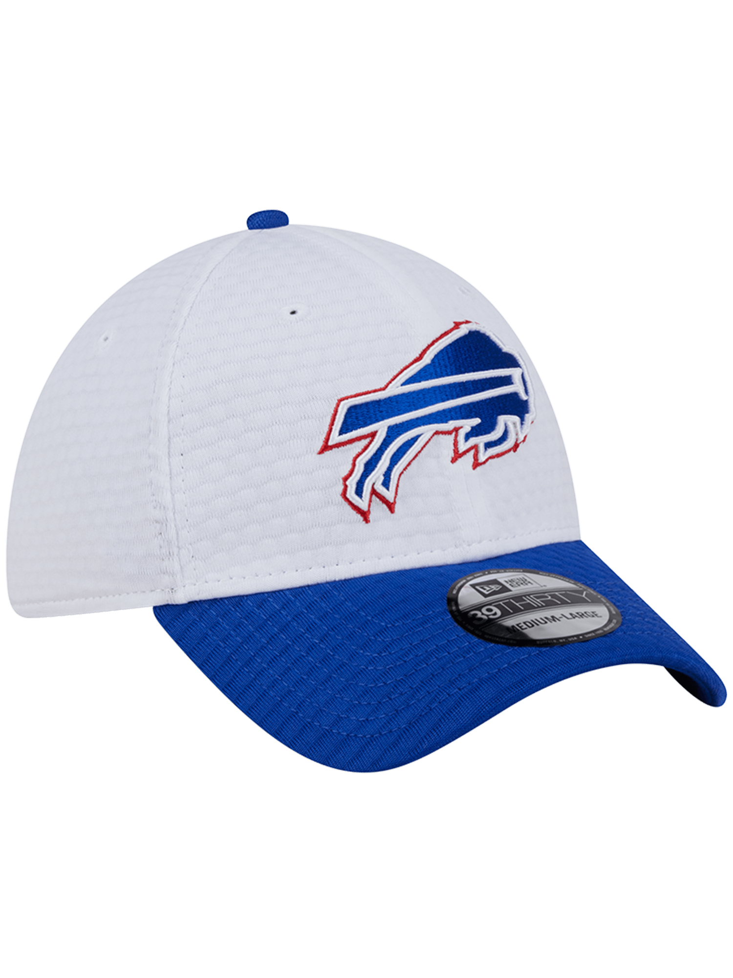 Buffalo Bills New Era NFL 24 Training 39THIRTY Stretch-Fit Hat - White