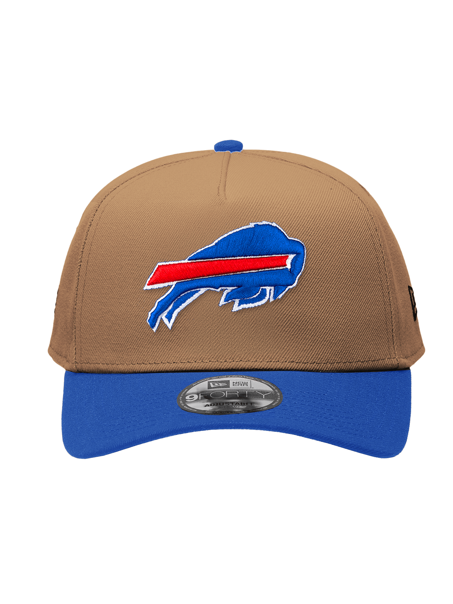 Buffalo Bills New Era NFL Team 2T 9FORTY A-Frame Snapback Hat - Khaki