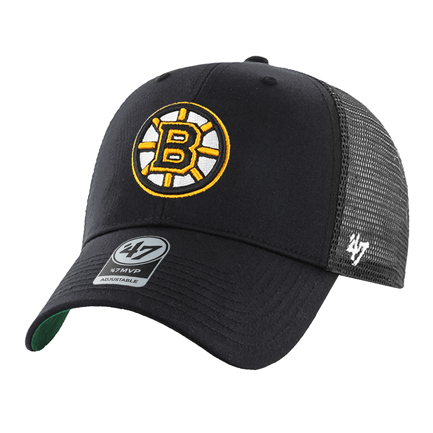 Boston Bruins '47 NHL Branson MVP Trucker Snapback Hat - Black