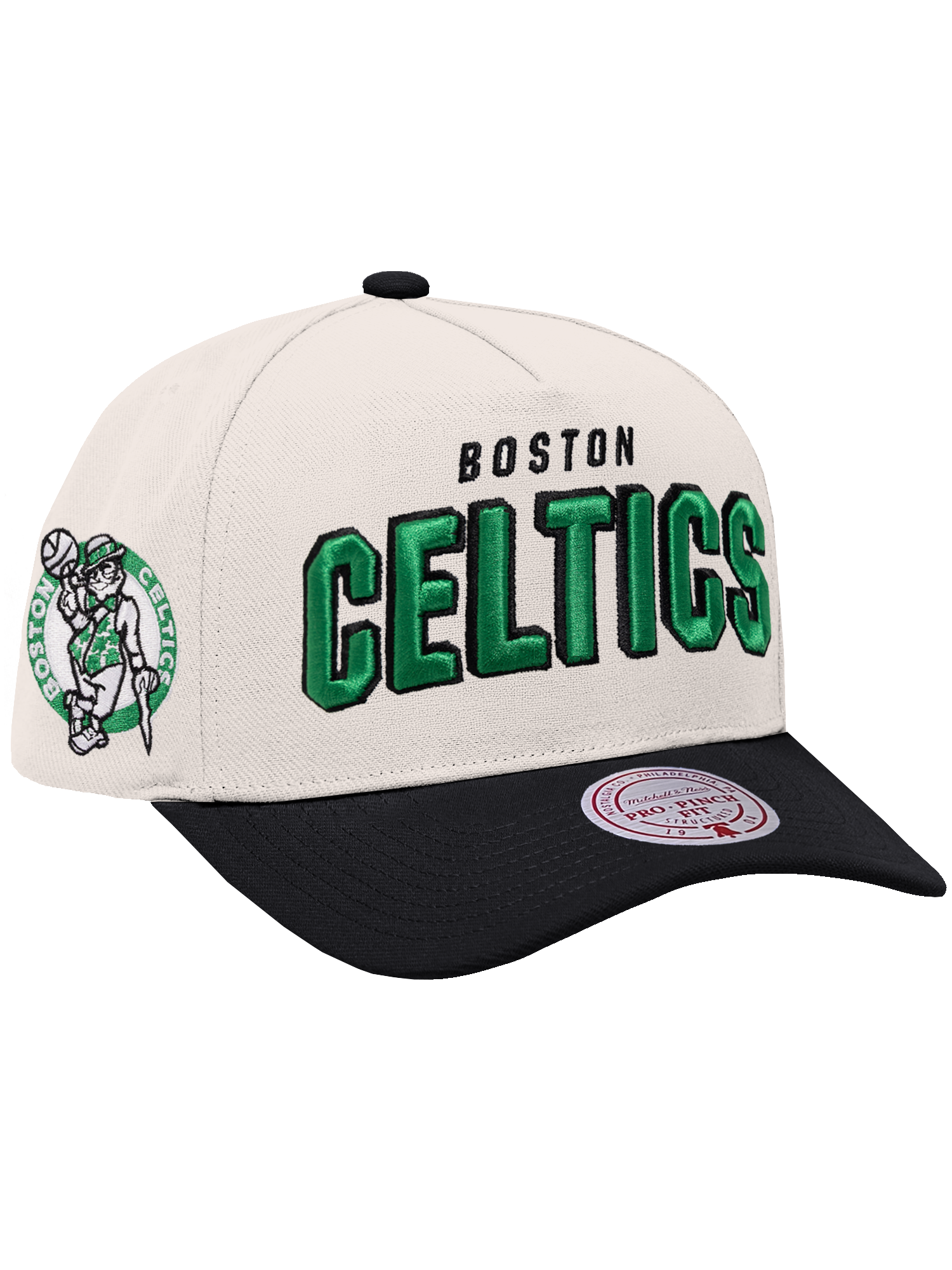 Boston Celtics  Mitchell & Ness NBA HWC Draft Day Pro Pinch Snapback Hat