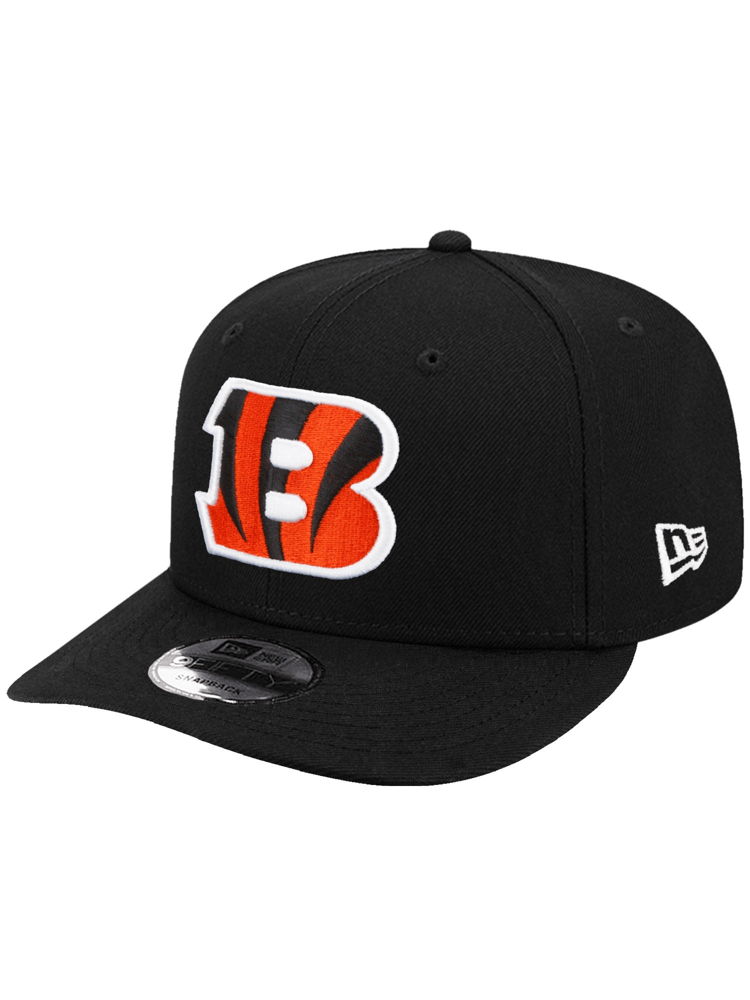 Cincinnati Bengals New Era NFL Team Pre-Curved 9FIFTY Snapback Hat - Black