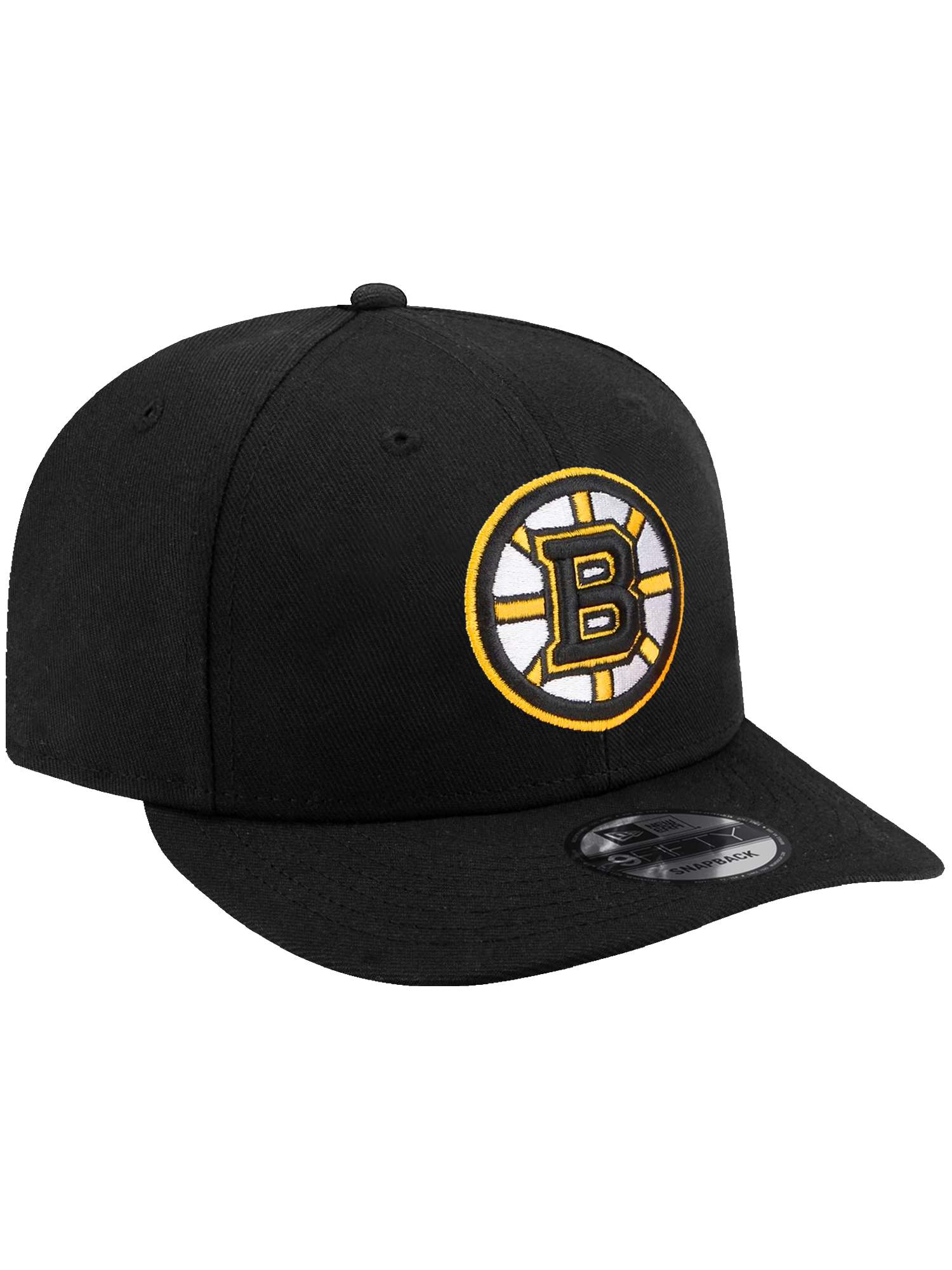 Boston Bruins New Era NHL Team 9FIFTY Pre-Curved Snapback Hat - Black