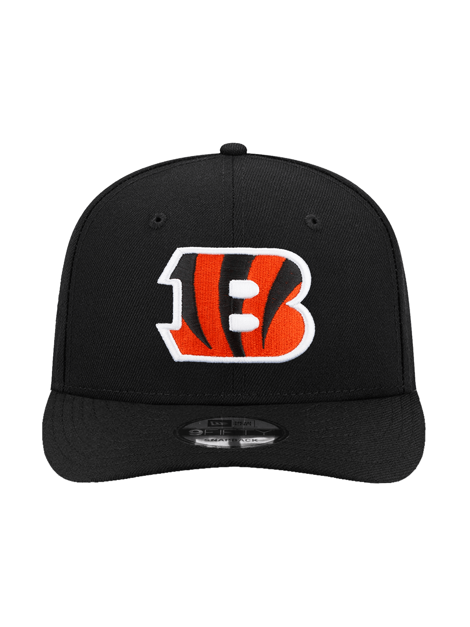 Cincinnati Bengals New Era NFL Team Pre-Curved 9FIFTY Snapback Hat - Black