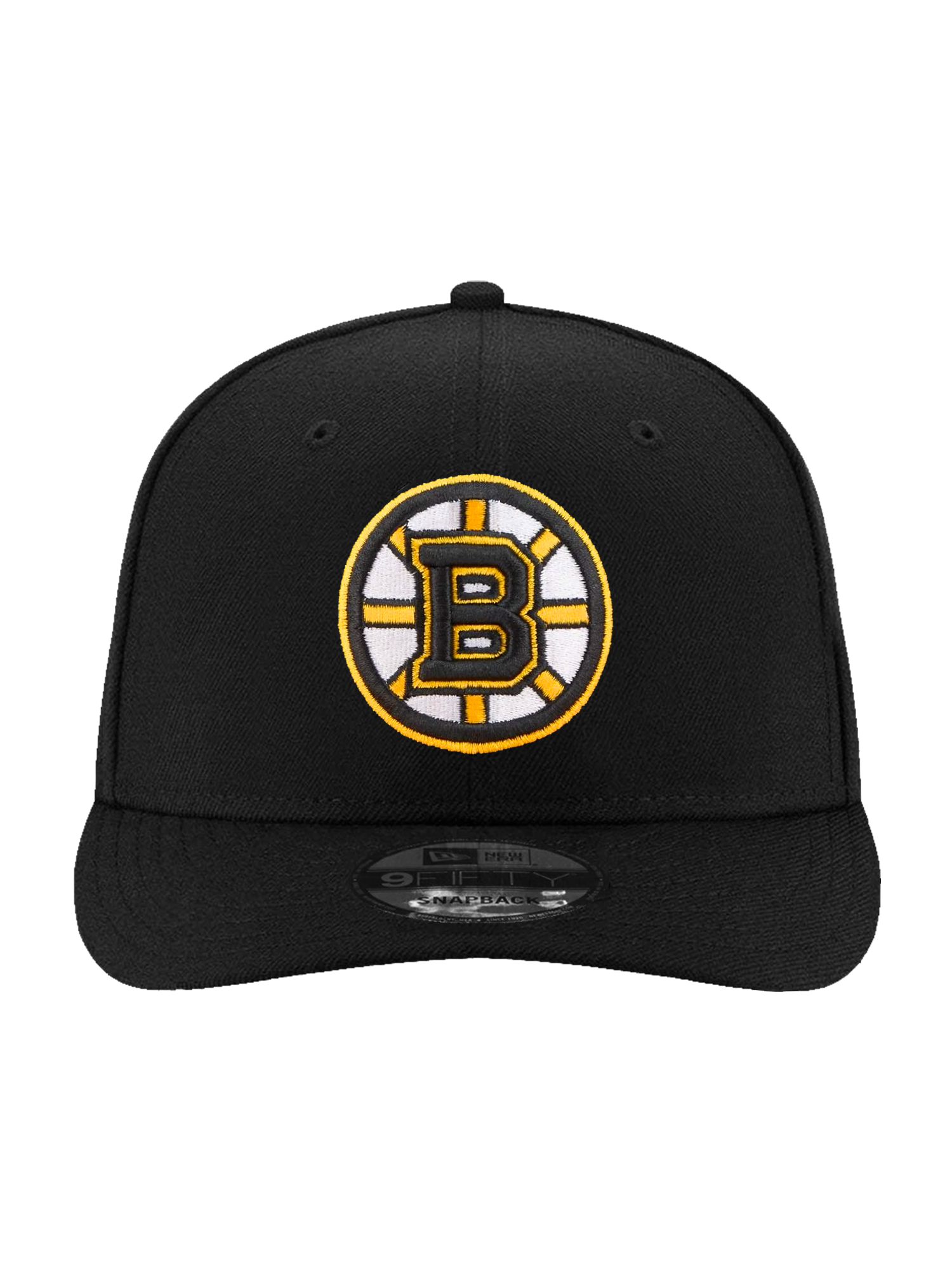 Boston Bruins New Era NHL Team 9FIFTY Pre-Curved Snapback Hat - Black