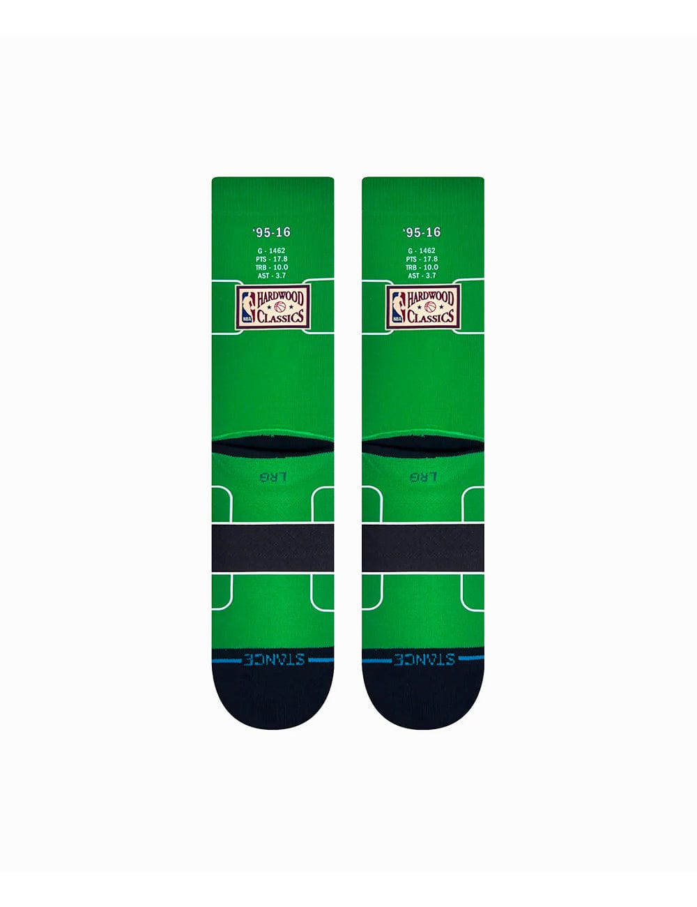 Kevin Garnett Boston Celtics Stance NBA Retro Big Head Crew Socks