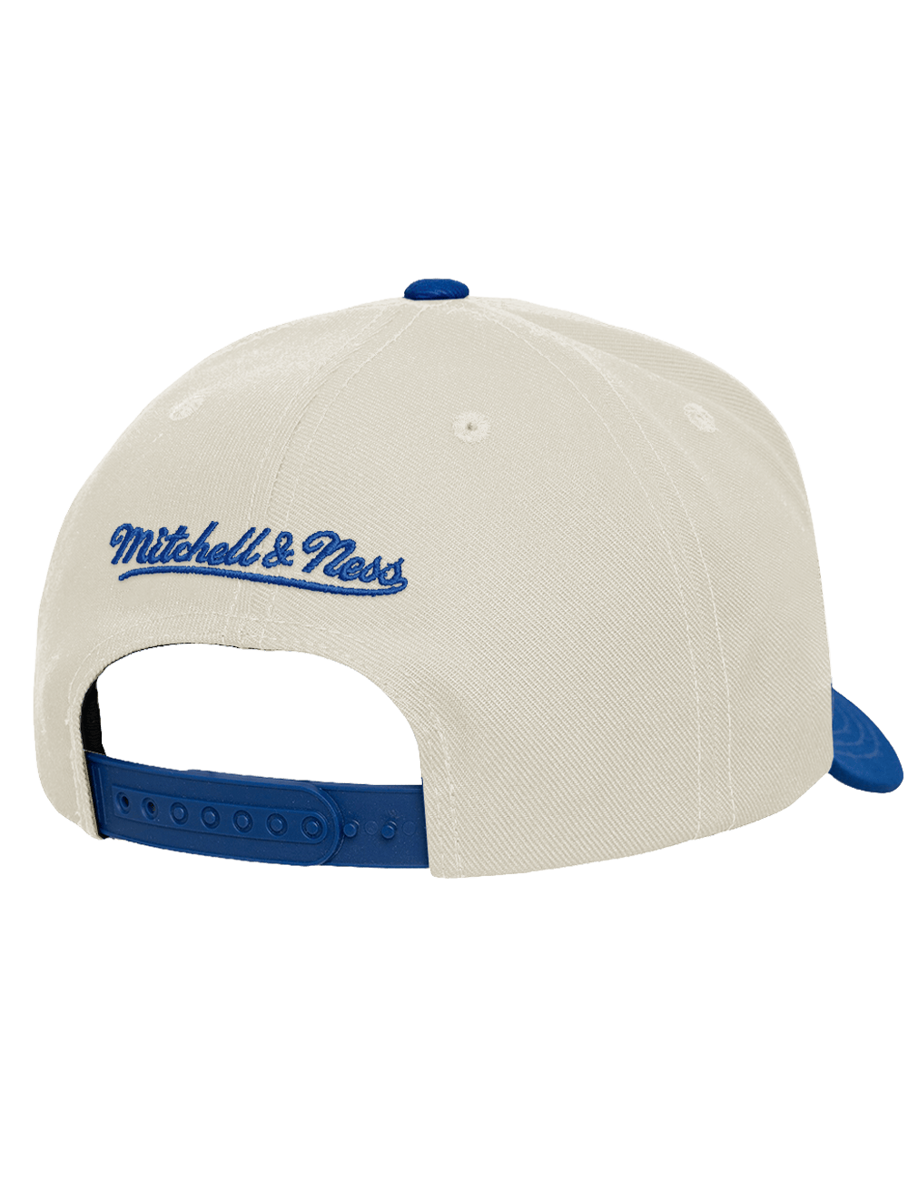 New York Giants Mitchell & Ness NFL Throwback Pro Pinch Snapback Hat - Chrome