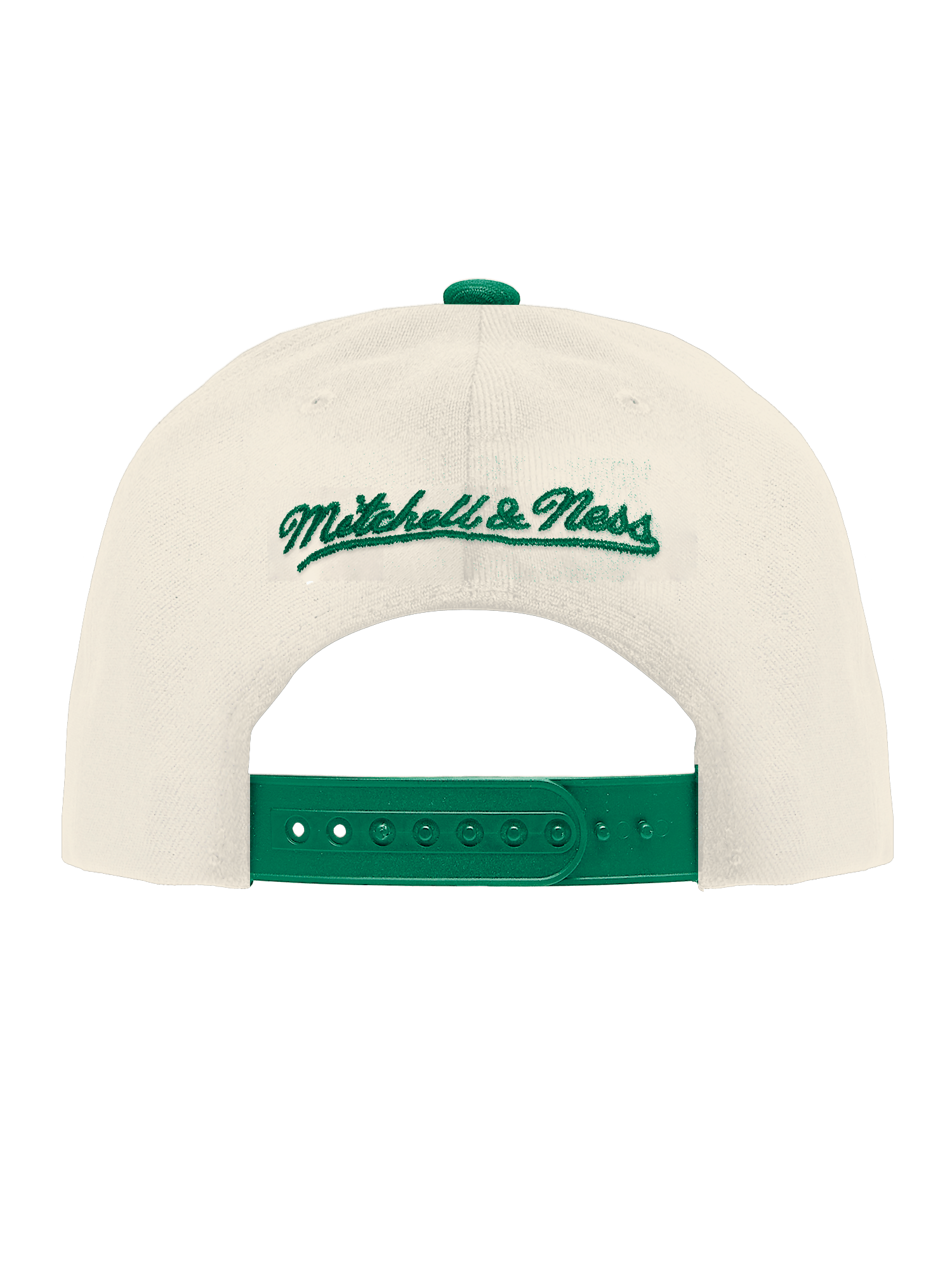 Boston Celtics Mitchell & Ness NBA HWC 2T Pro Pinch Snapback Hat - Cream