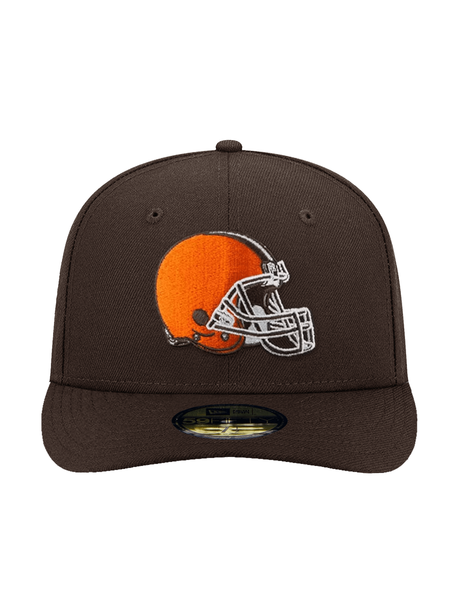 Cleveland Browns New Era NFL Team Pre-Curved 59FIFTY Fitted Hat - Brown