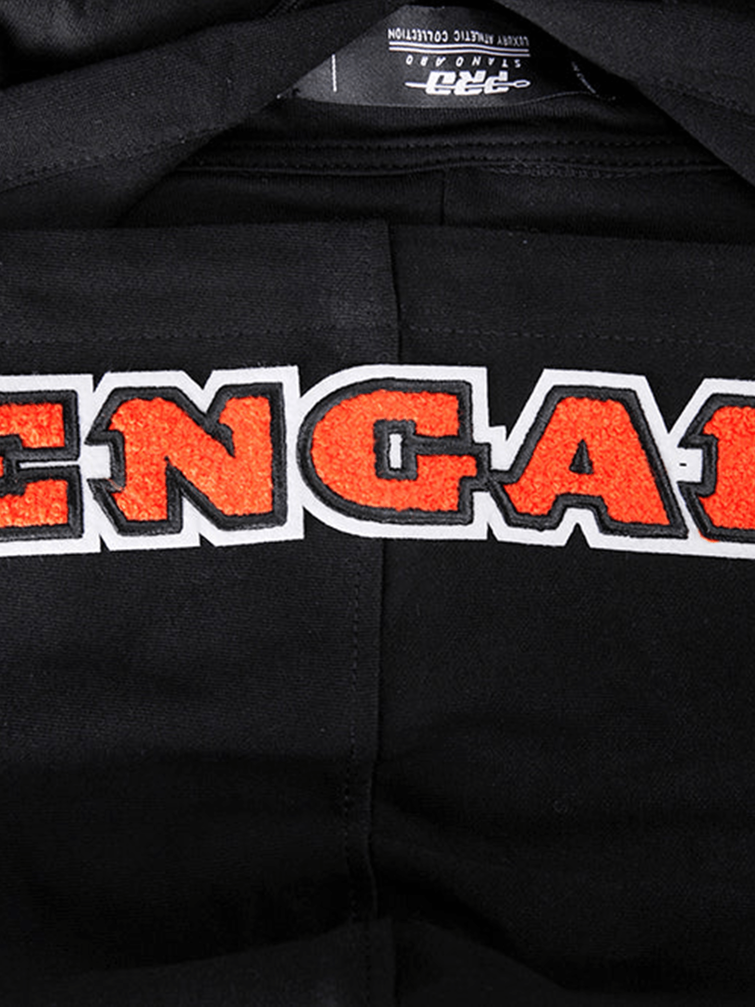 Cincinnati Bengals Pro Standard NFL Team Chenille Hoodie Jumper - Black