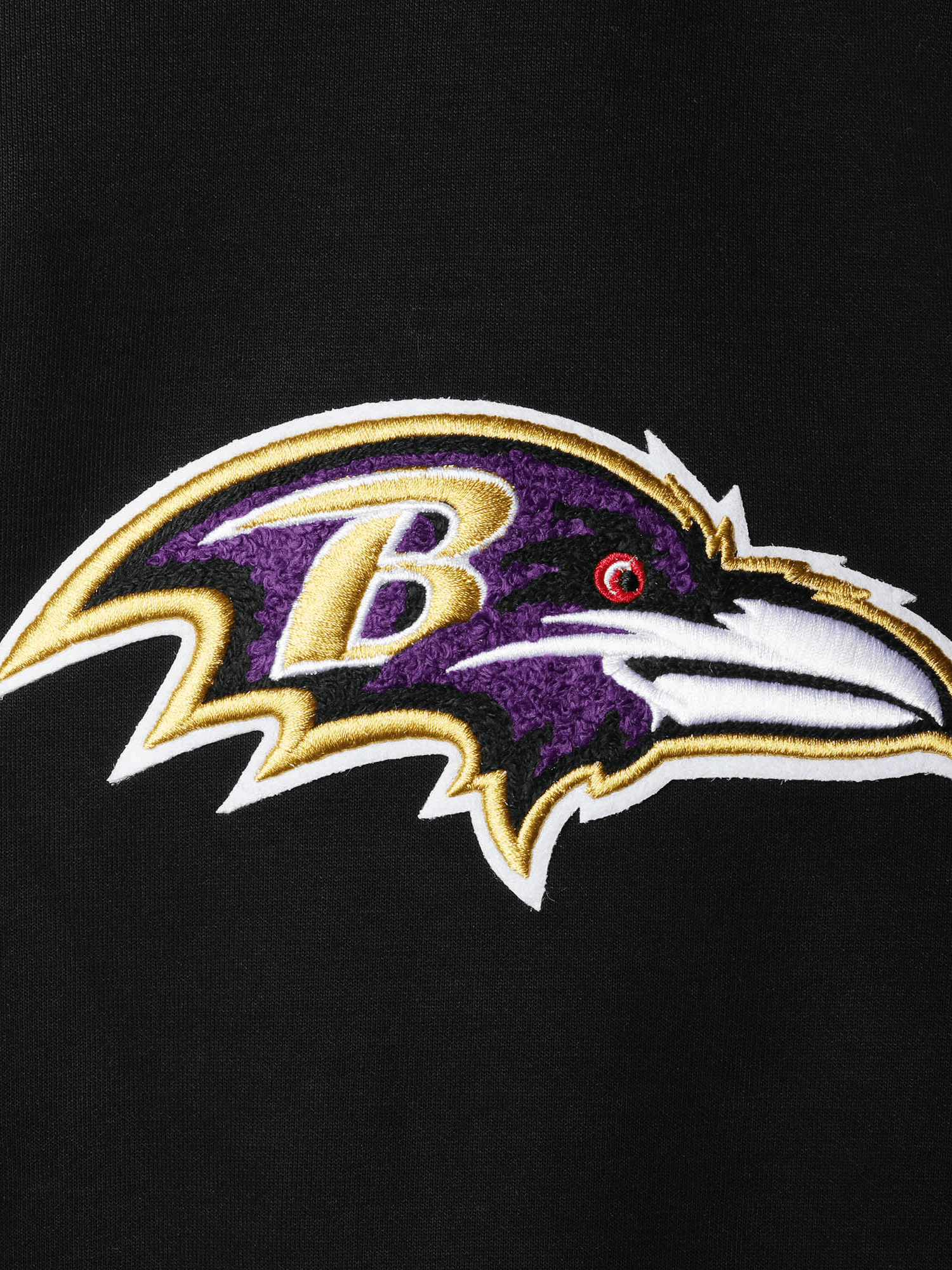 Baltimore Ravens Pro Standard NFL Team Chenille Hoodie Jumper - Black