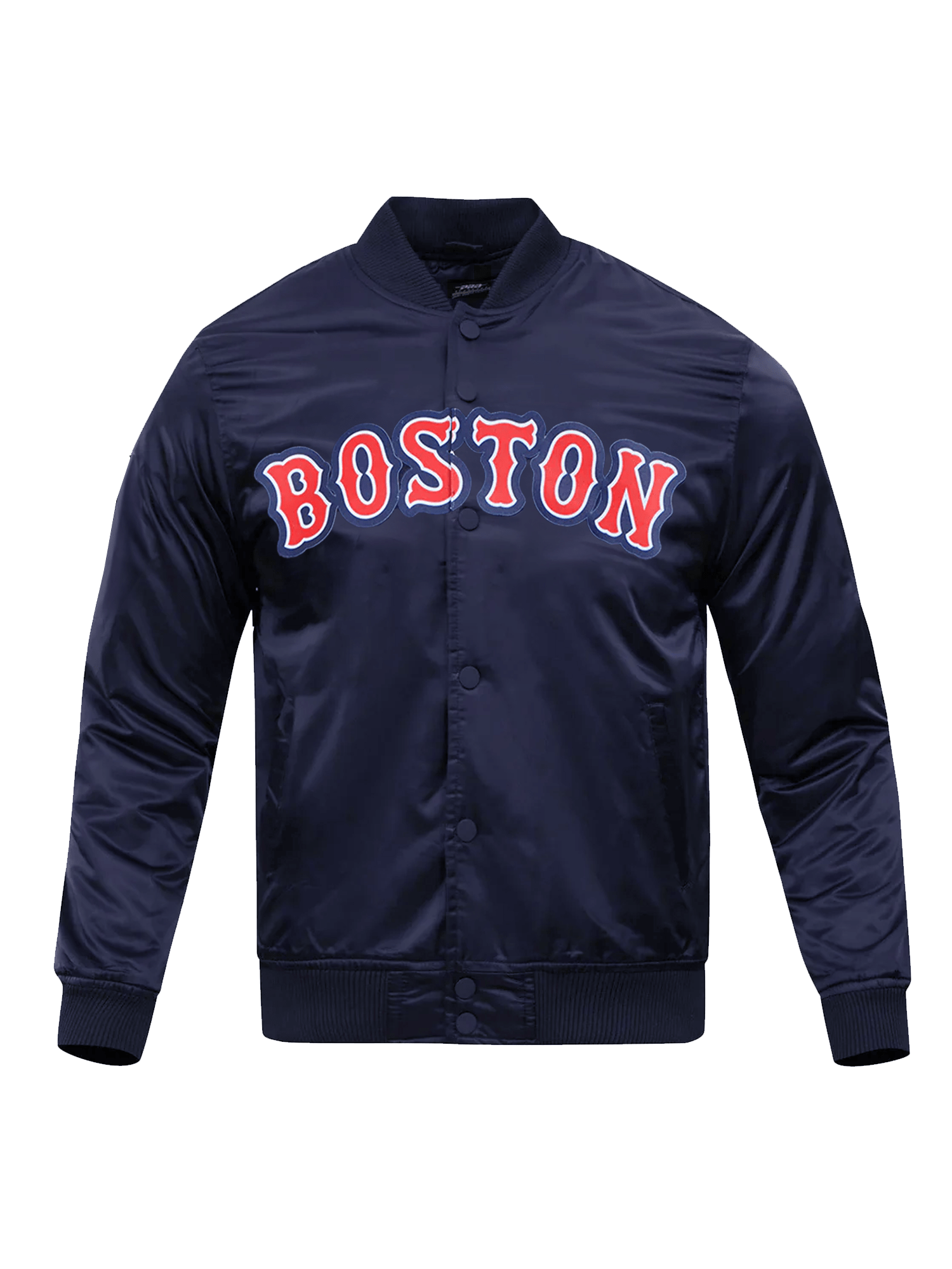 Boston Red Sox Pro Standard MLB Team Classic Satin Button Jacket - Navy