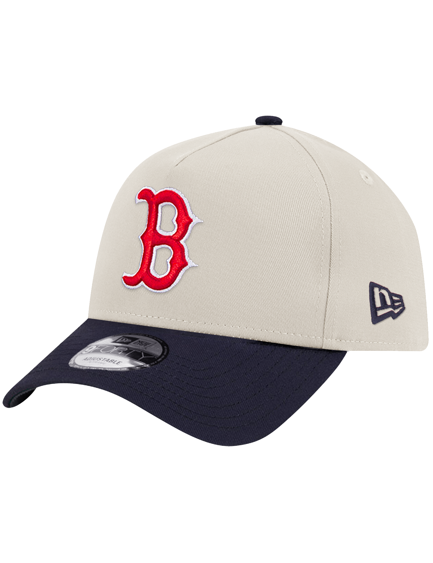 Boston Red Sox New Era MLB 04 World Seies 9FORTY A-Frame Snapback Hat - Stone