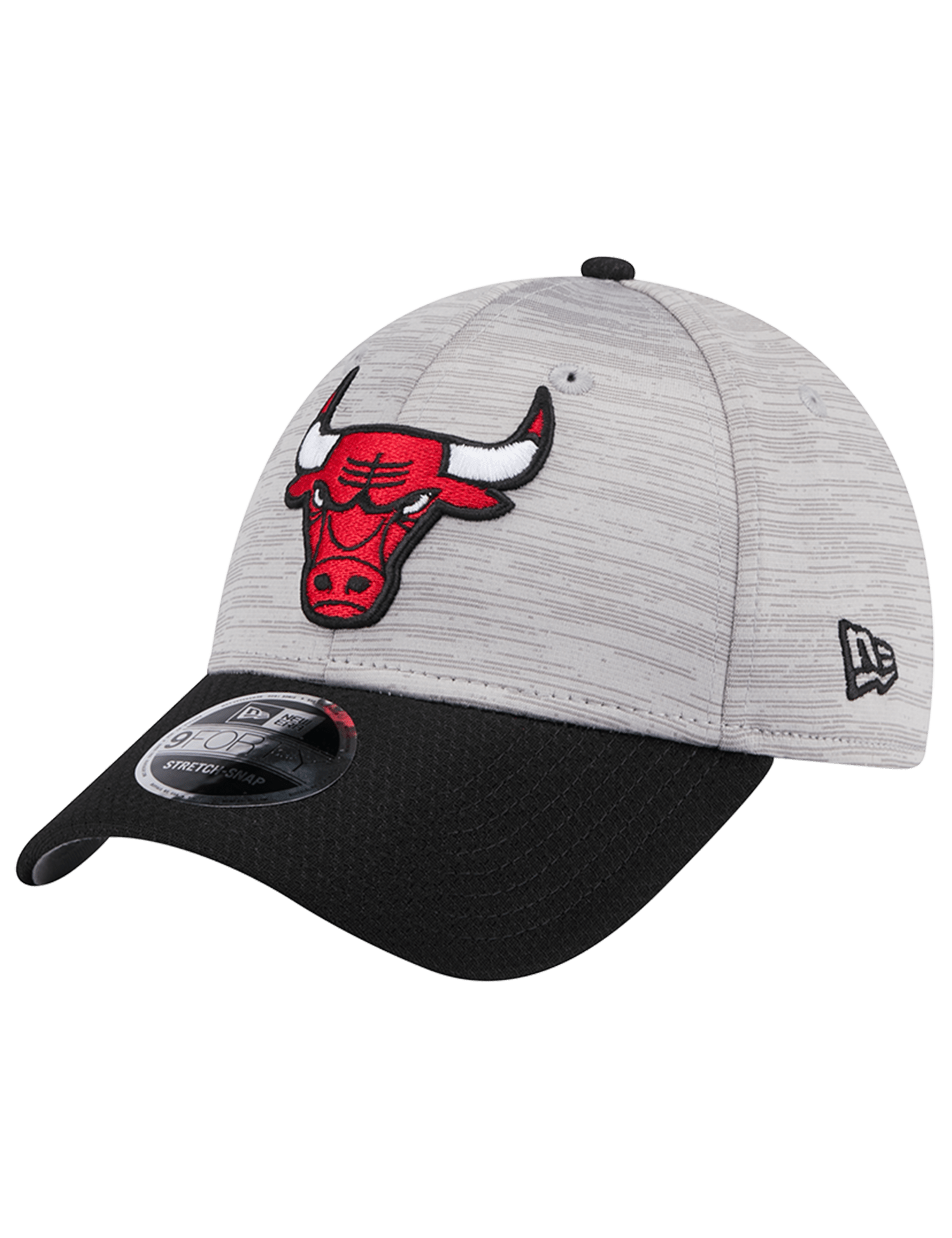 Chicago Bulls New Era NBA Team Active Digi-Tech 9FORTY Snapback Hat - Graphite Grey