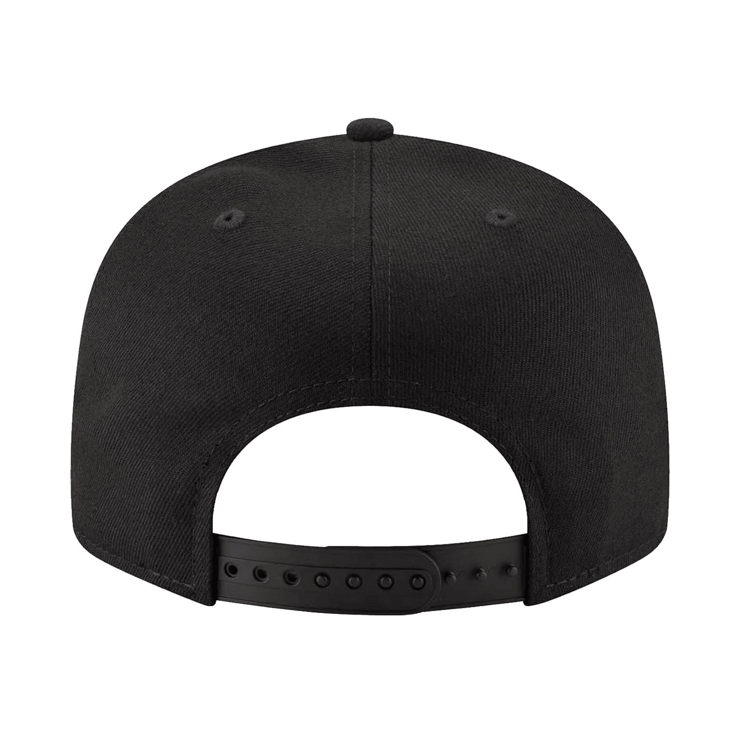 Golden State Warriors New Era NBA All Black 9FIFTY Pre-Curved Snapback Hat