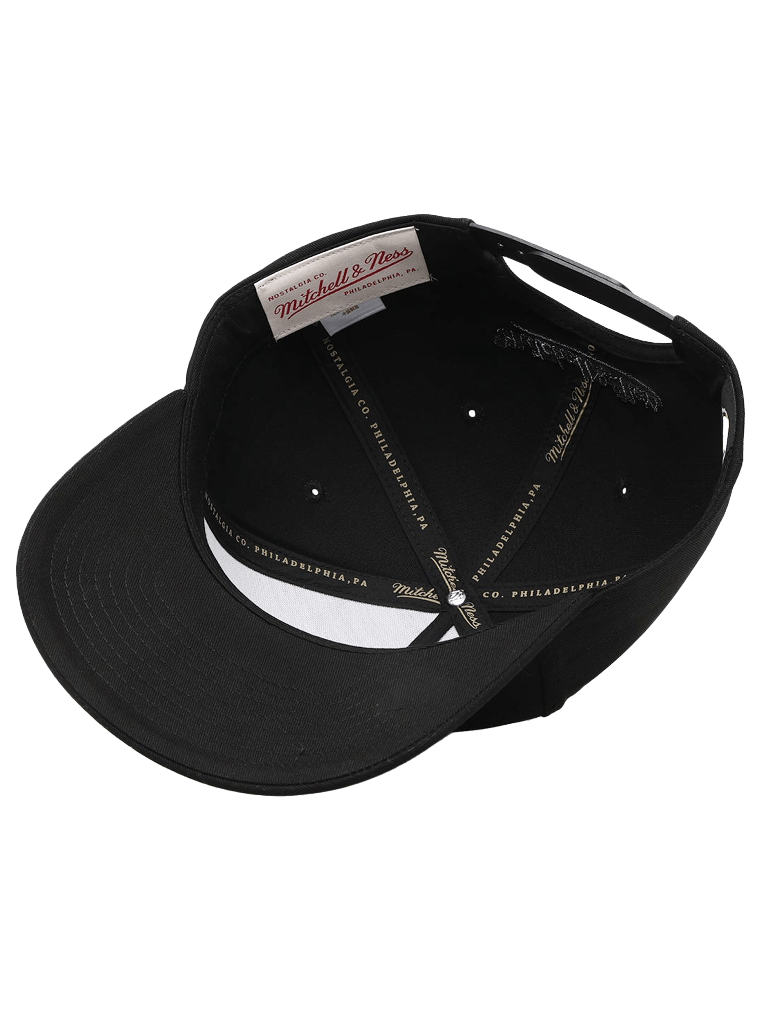 Golden State Warriors Mitchell & Ness NBA Black On Black MVP Snapback Hat