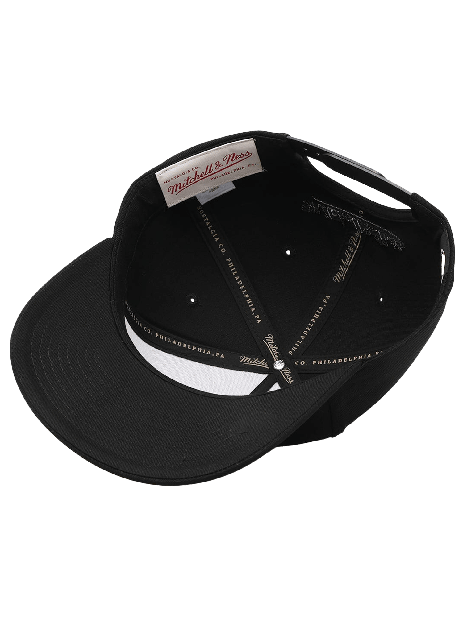 Boston Celtics Mitchell & Ness NBA Wordmark MVP Snapback Hat - Black