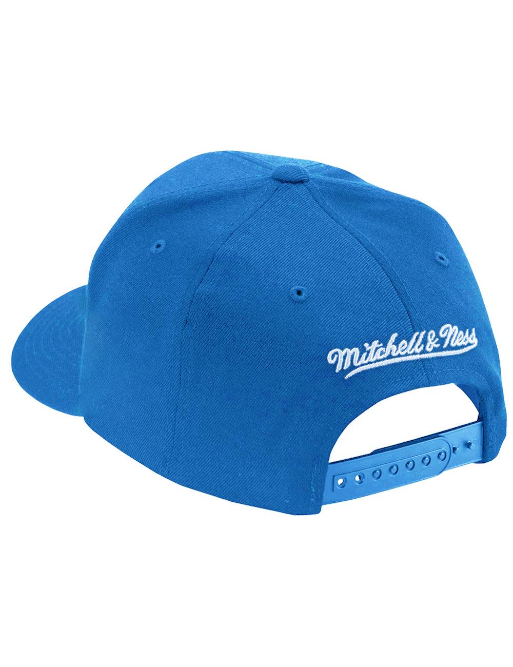 Dallas Mavericks Mitchell & Ness NBA Team Classic Red Snapback Hat - Blue