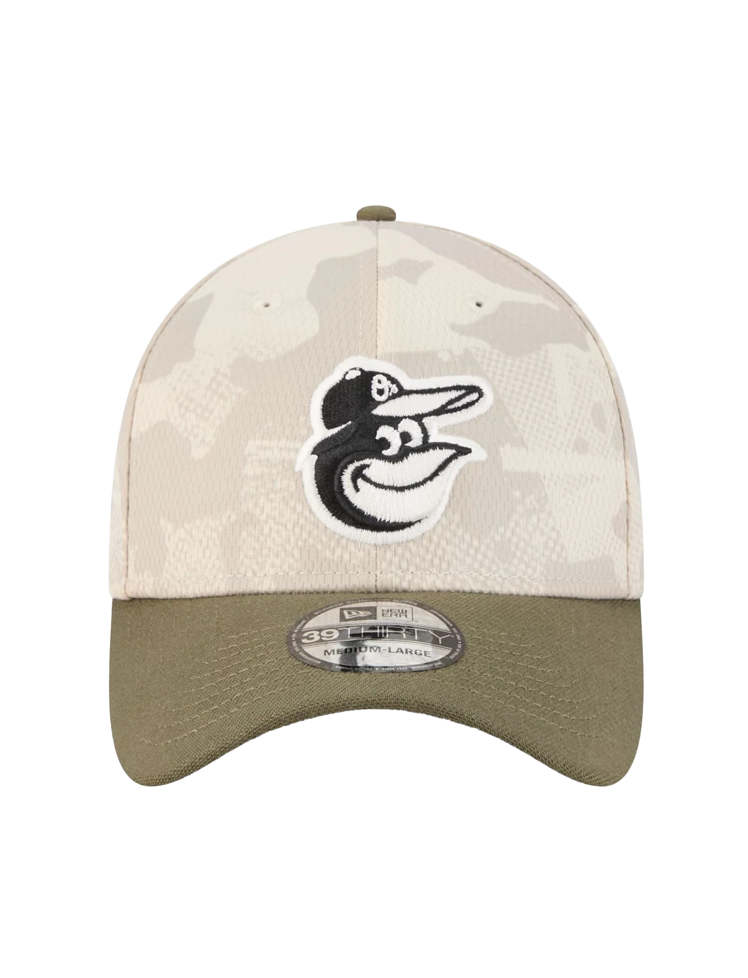 Baltimore Orioles New Era MLB Armed Forces 2025 39THIRTY Stretch-Fit Hat