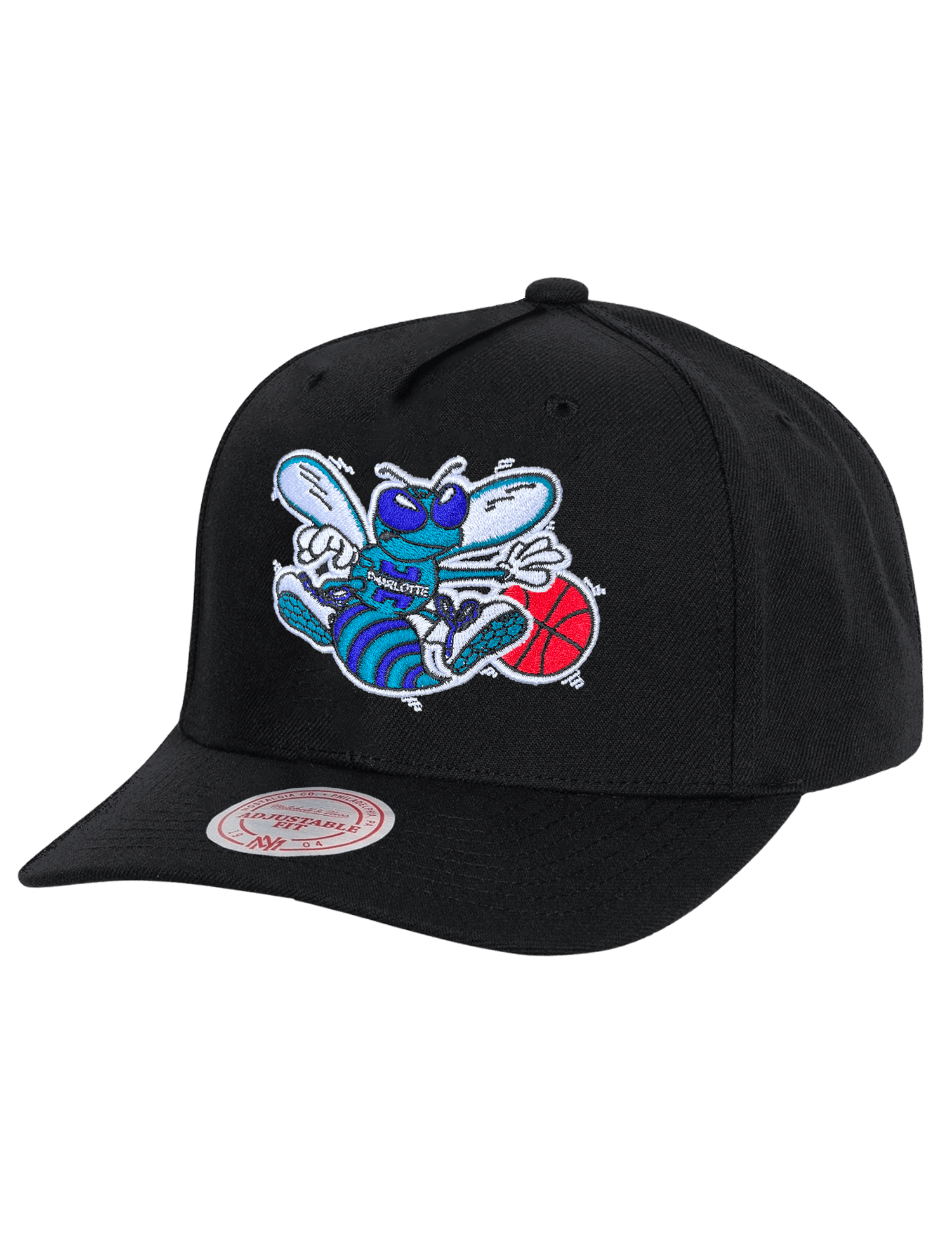 Charlotte Hornets Mitchell & Ness NBA Team HWC MVP Snapback Hat - Black