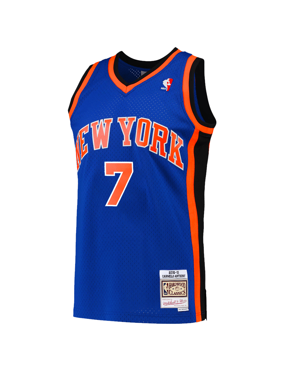Carmelo Anthony New York Knicks Mitchell & Ness NBA 10-11 Swingman Jersey - Blue