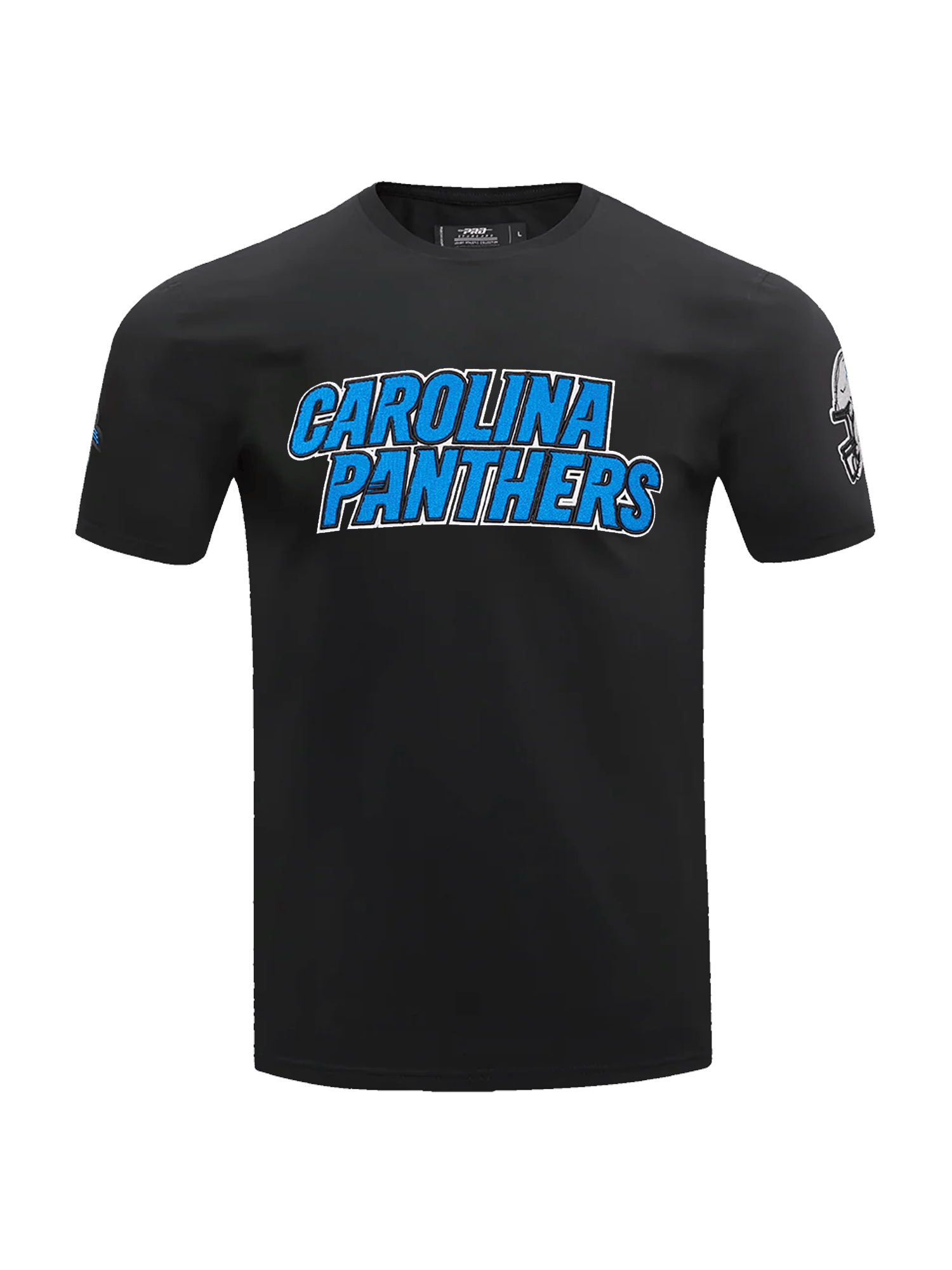 Carolina Panthers Pro Standard NFL Team Chenille Flex T-Shirt - Black