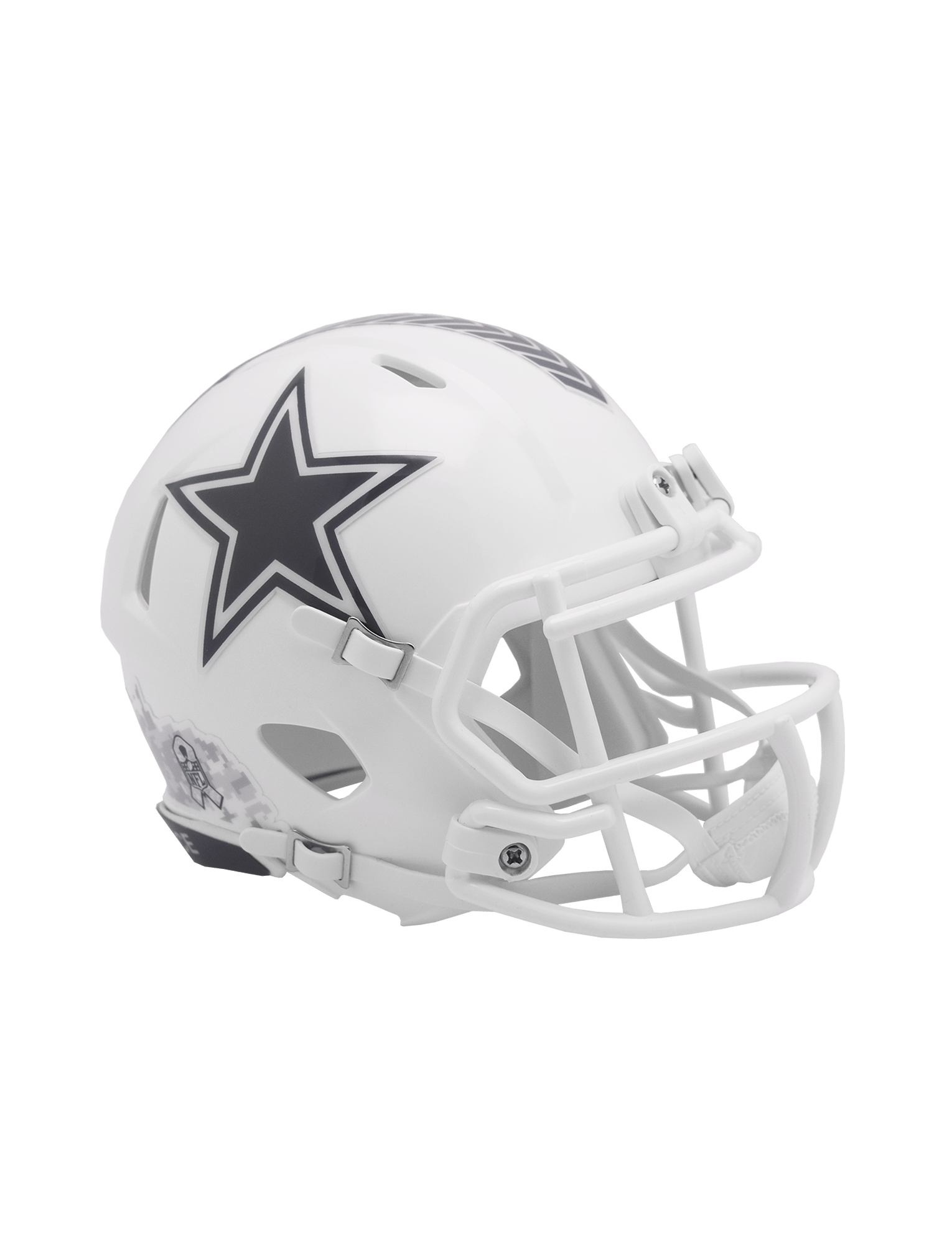 Dallas Cowboys Riddell NFL Salute To Service 24 Speed Replica Mini Helmet
