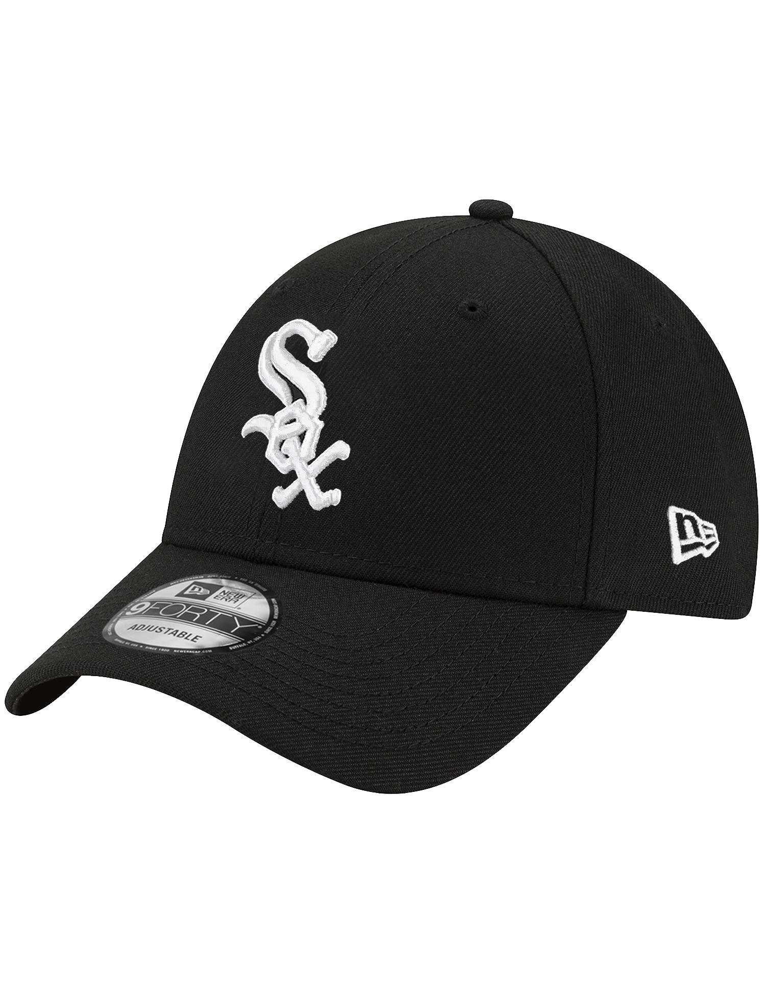 Chicago White Sox New Era MLB Team 9FORTY Strapback Hat - Black