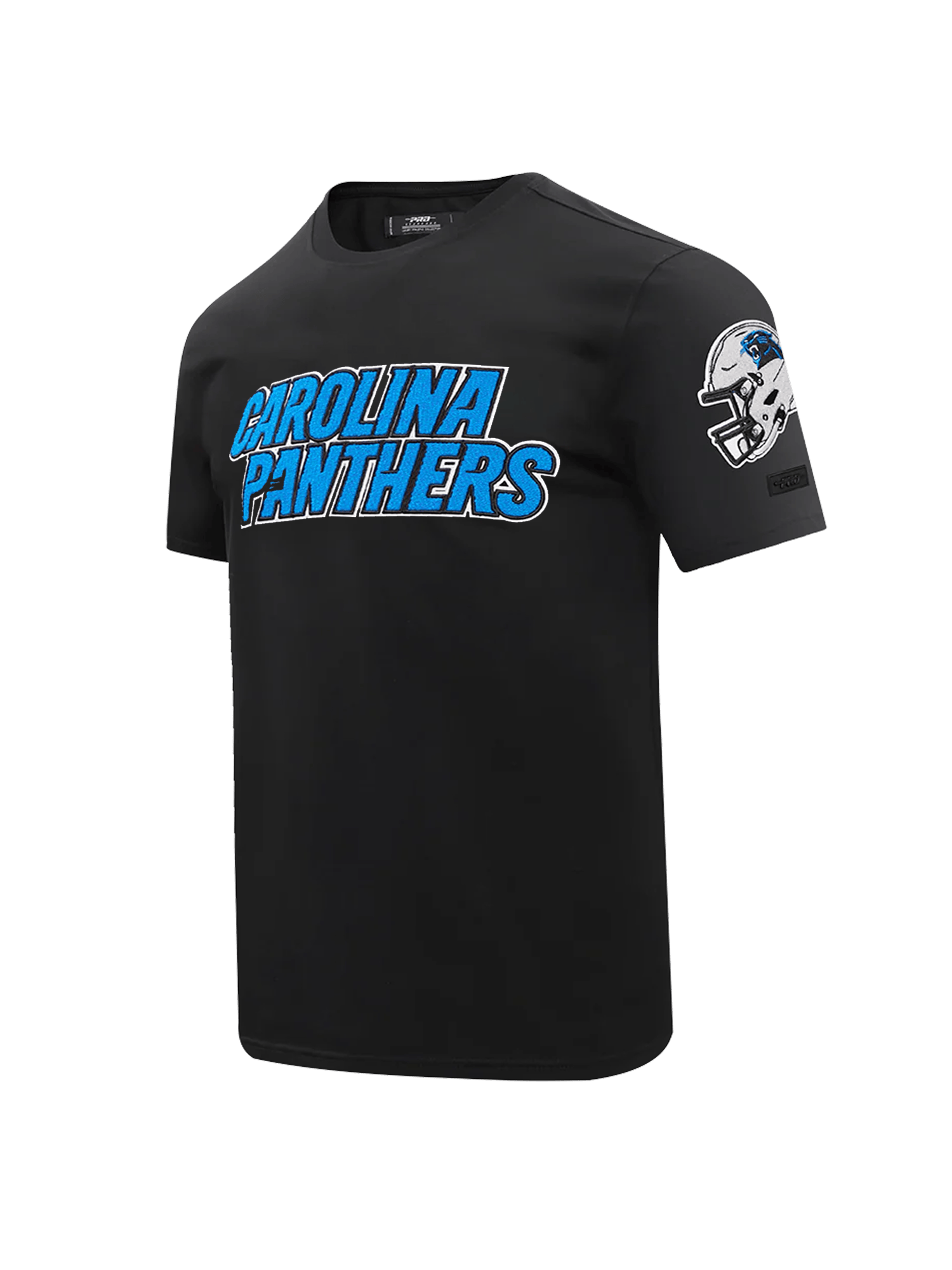 Carolina Panthers Pro Standard NFL Team Chenille Flex T-Shirt - Black
