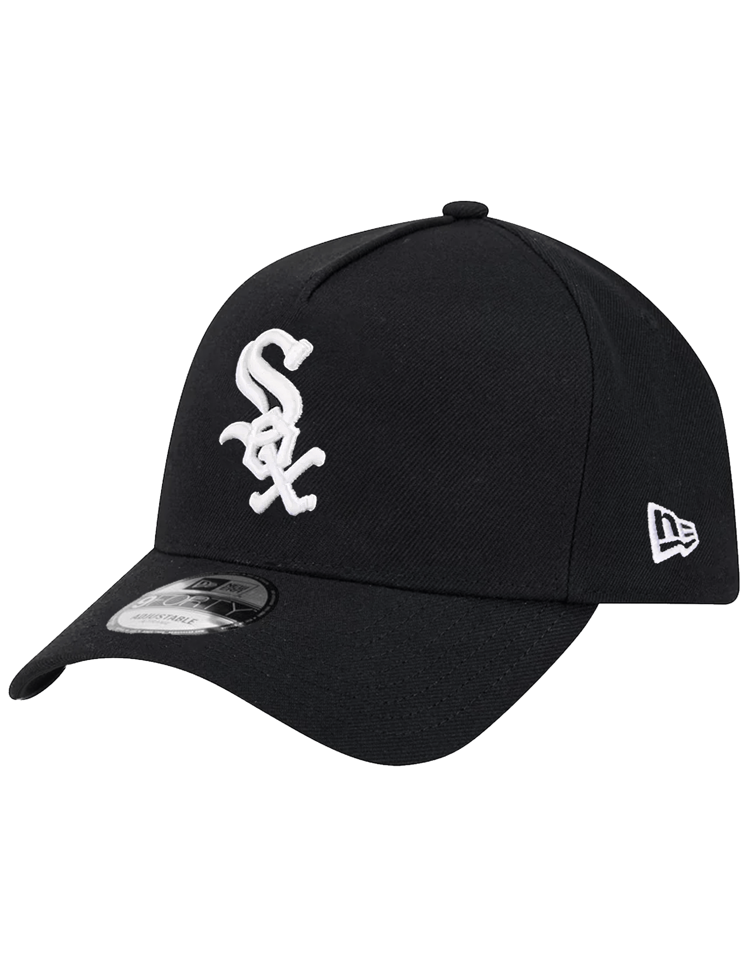 Chicago White Sox New Era MLB Team 9FORTY A-Frame Snapback Hat - Black