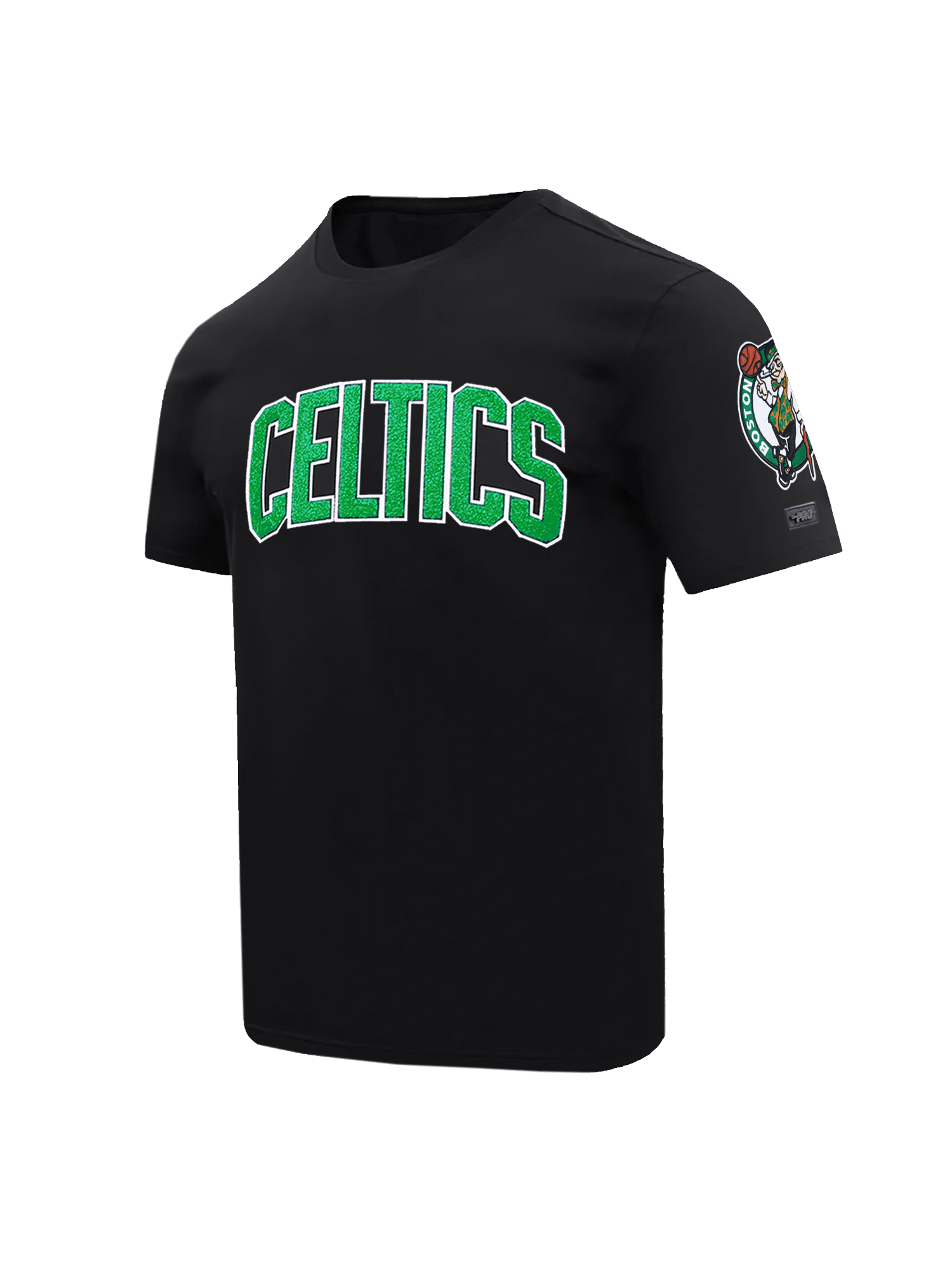 Boston Celtics Pro Standard NBA Team Chenille Flex T-Shirt - Black